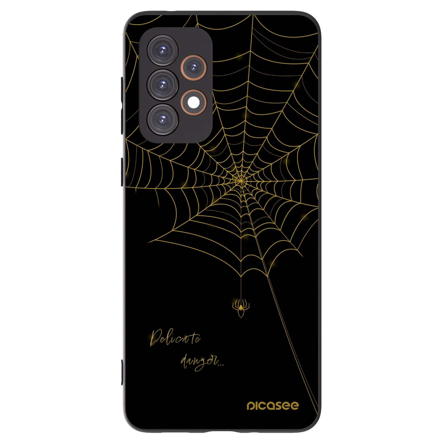 Picasee silikónový čierny obal pre Samsung Galaxy A33 5G A336 - Delicate danger