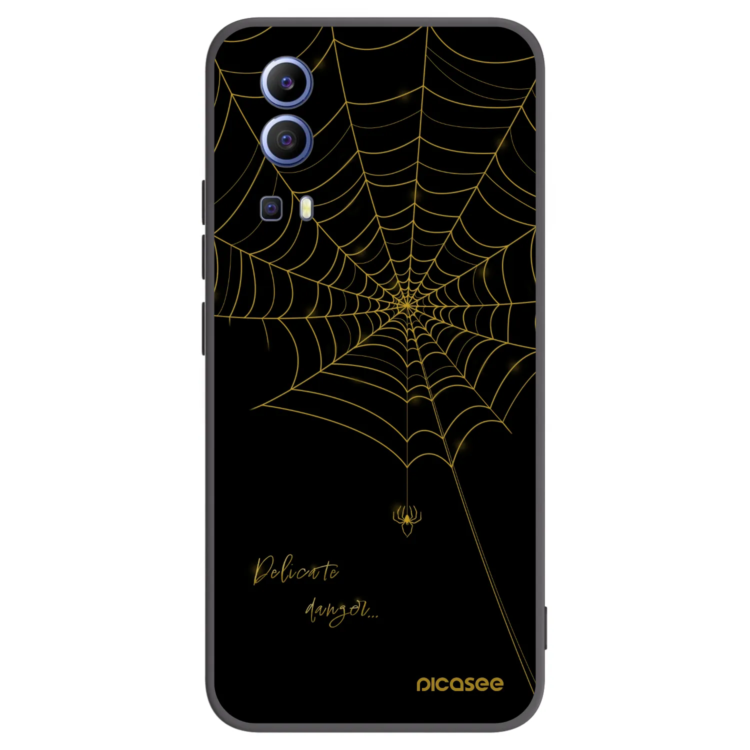 Picasee silikónový čierny obal pre Vivo Y52 5G - Delicate danger