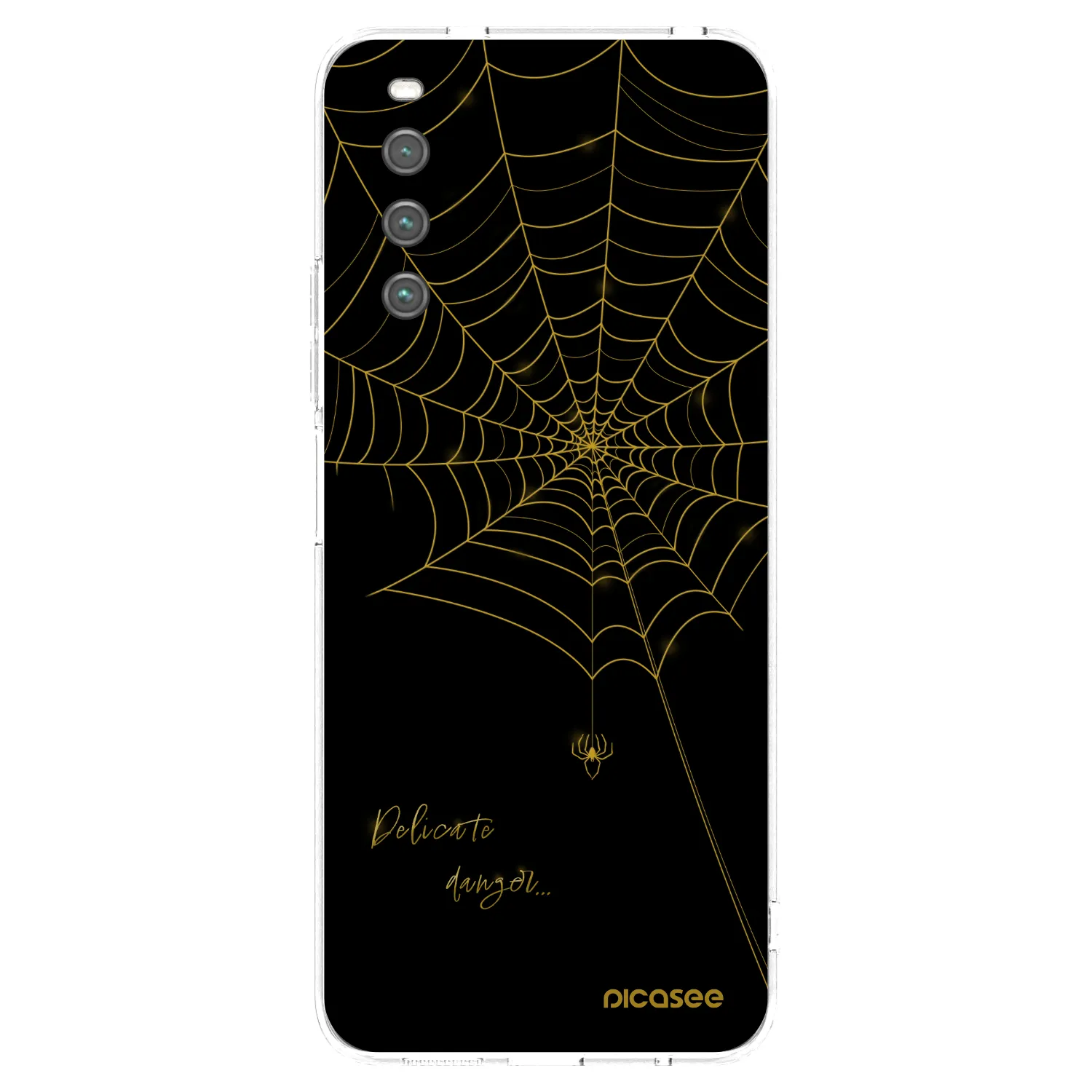 Picasee silikónový prehľadný obal pre Sony Xperia 10 IV 5G - Delicate danger