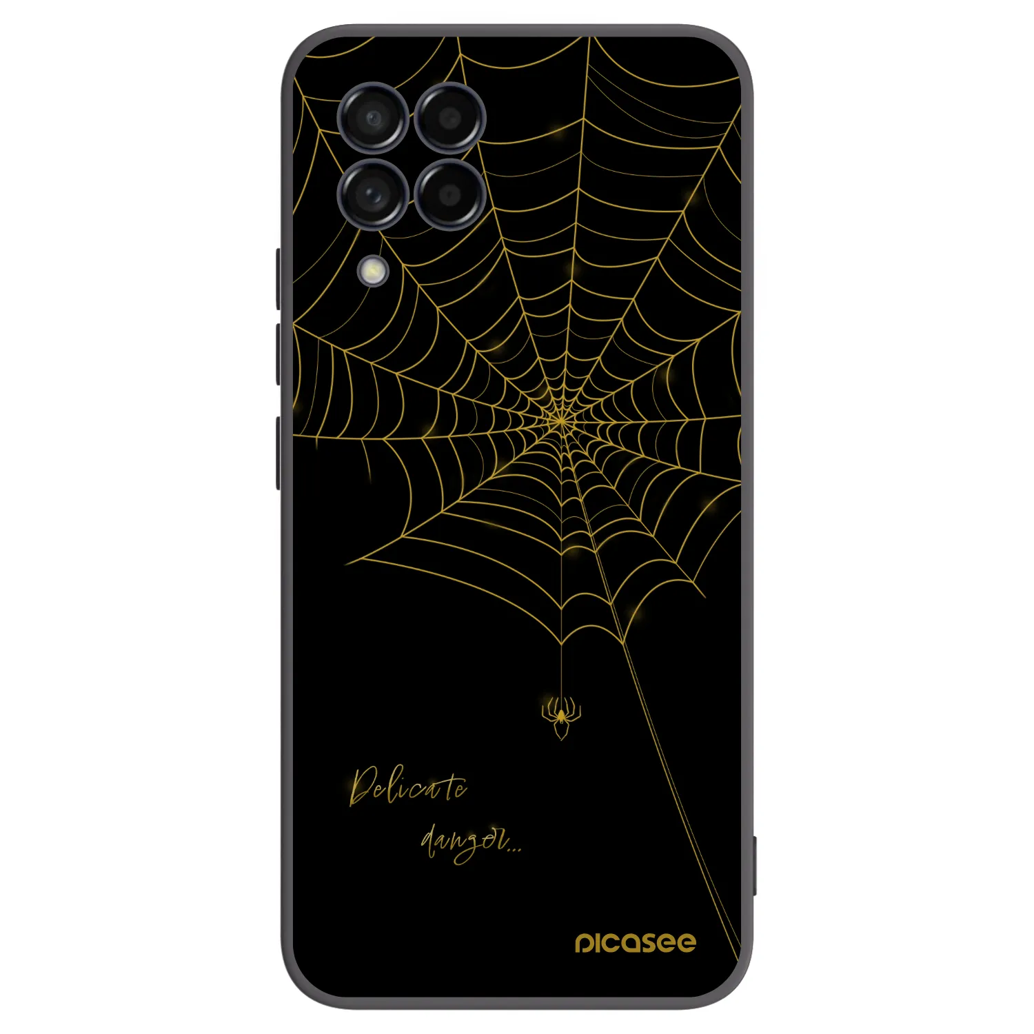Picasee silikónový čierny obal pre Samsung Galaxy M53 5G - Delicate danger