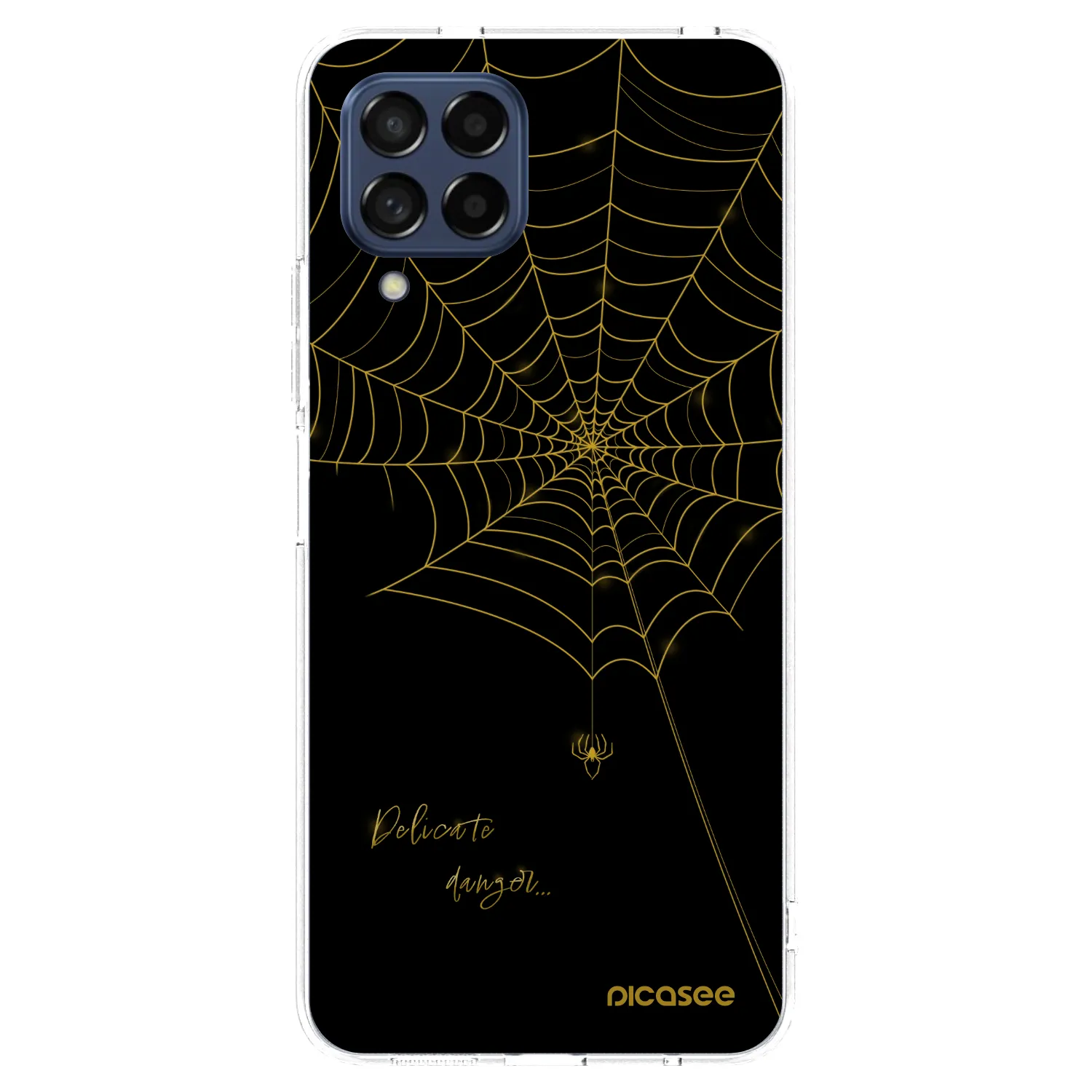 Picasee silikónový prehľadný obal pre Samsung Galaxy M53 5G - Delicate danger