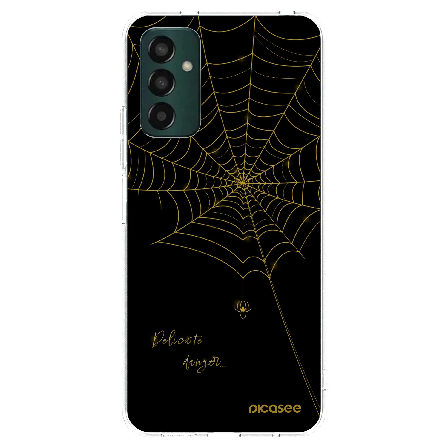 Picasee silikónový prehľadný obal pre Samsung Galaxy M13 M135F - Delicate danger