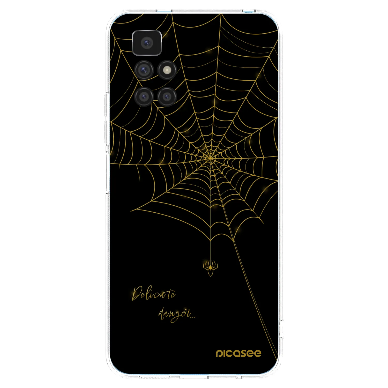 Picasee silikónový prehľadný obal pre Xiaomi Redmi 10 (2022) - Delicate danger