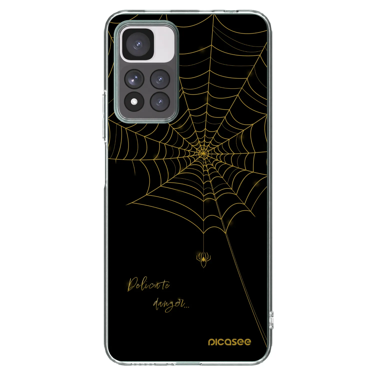 Picasee silikónový prehľadný obal pre Xiaomi Redmi Note 11 Pro+ 5G - Delicate danger