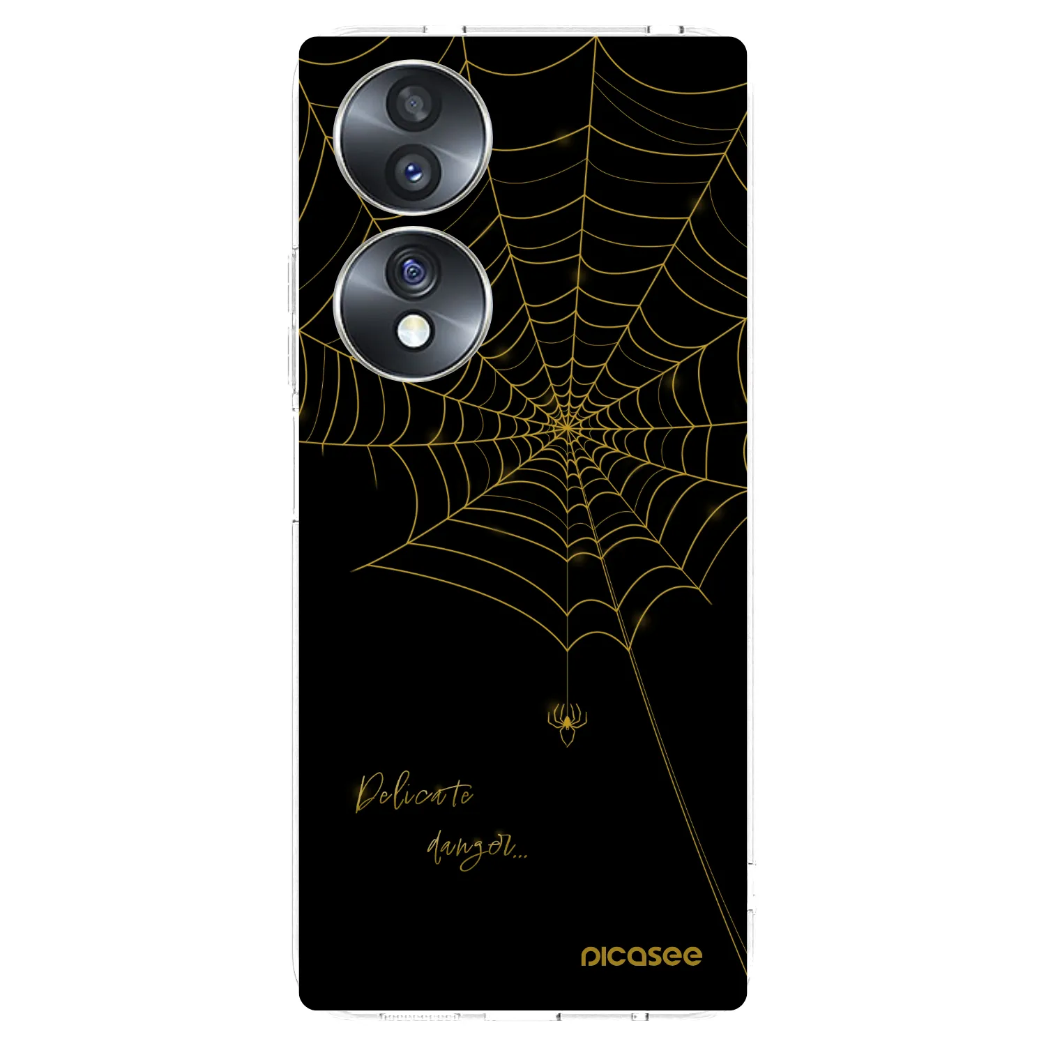Picasee silikónový prehľadný obal pre Honor 70 - Delicate danger