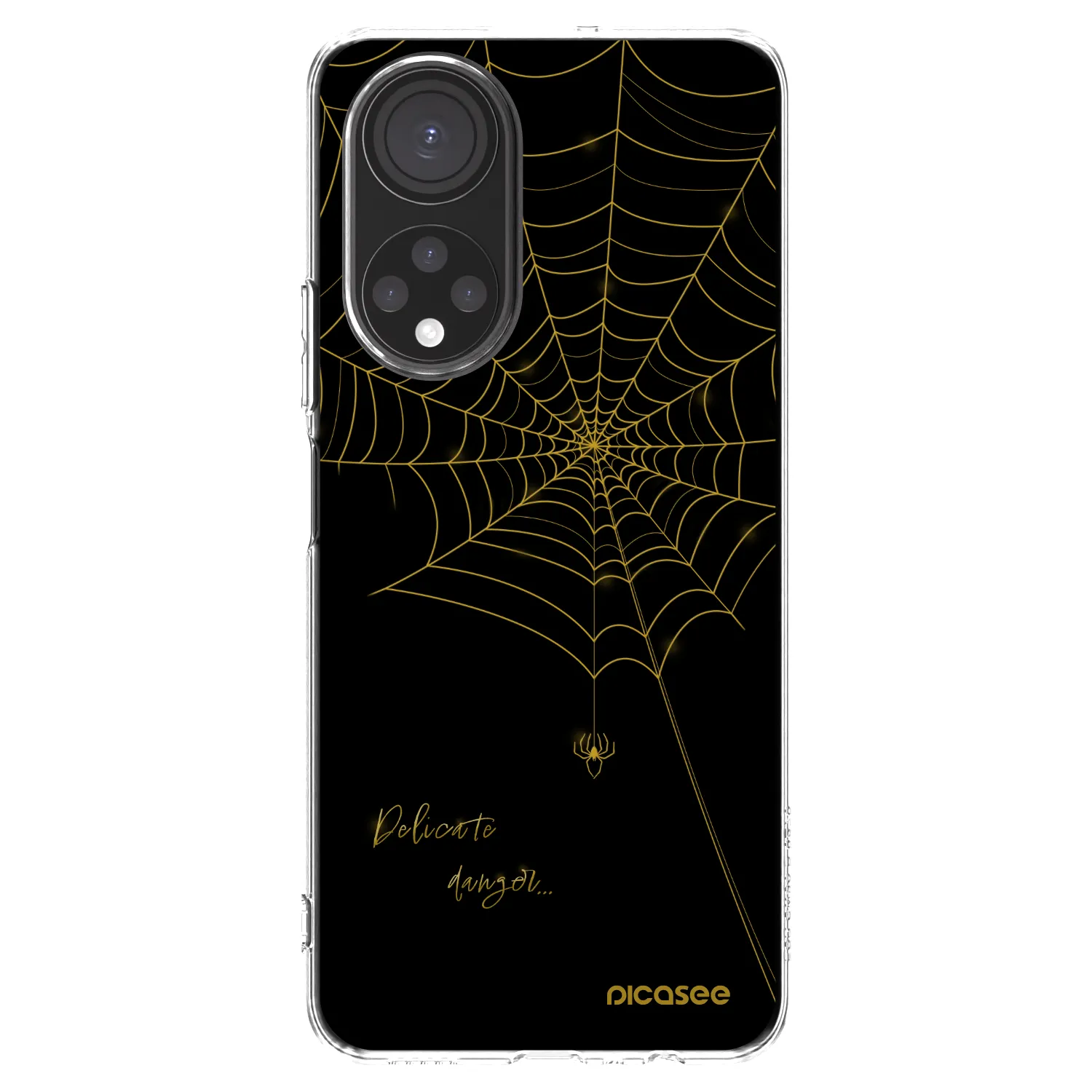 Picasee silikónový prehľadný obal pre Honor X7 - Delicate danger