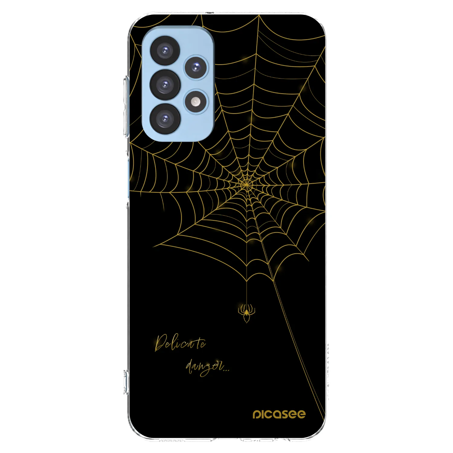 Picasee silikónový prehľadný obal pre Samsung Galaxy A23 A235F 4G - Delicate danger