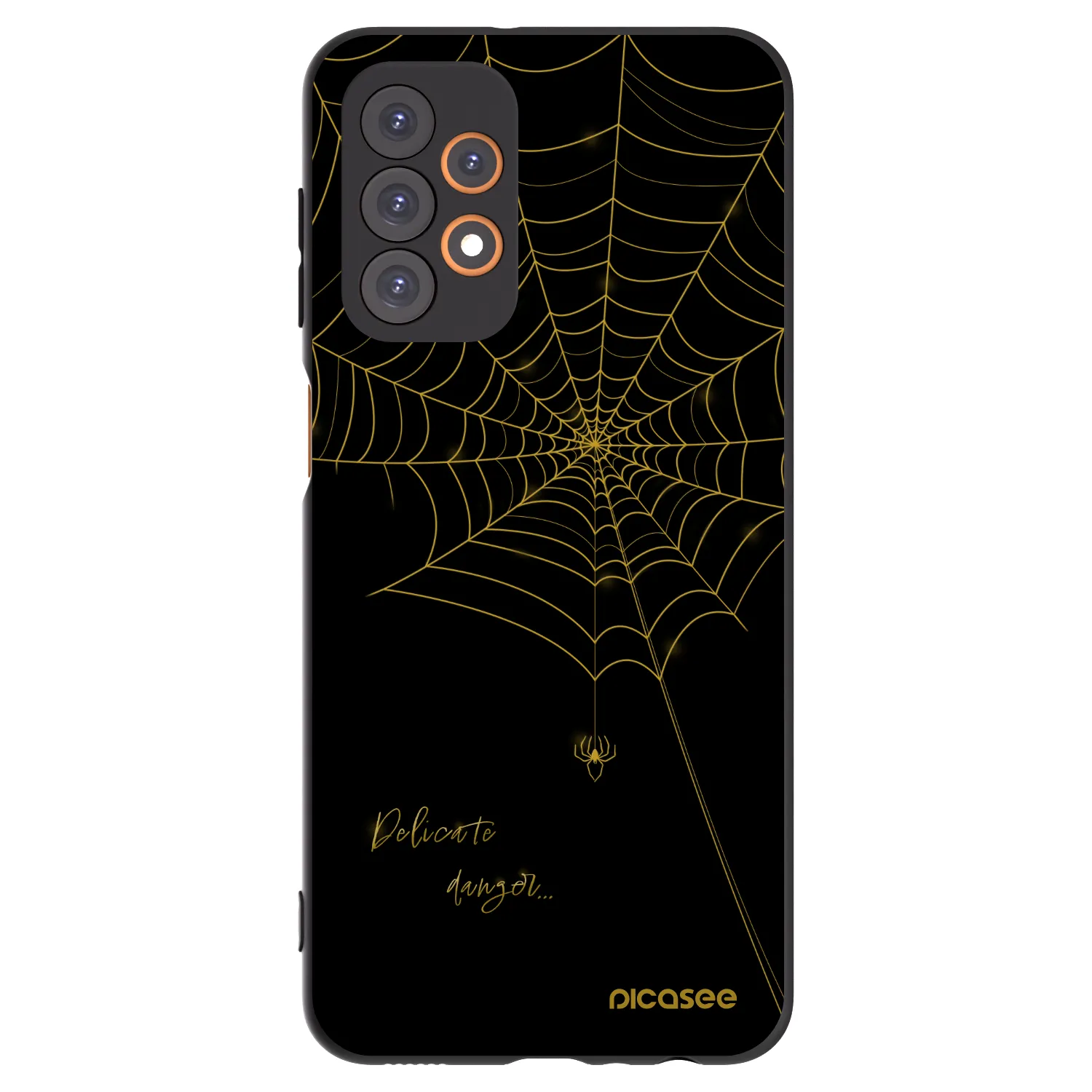 Picasee silikónový čierny obal pre Samsung Galaxy A23 A236B 5G - Delicate danger