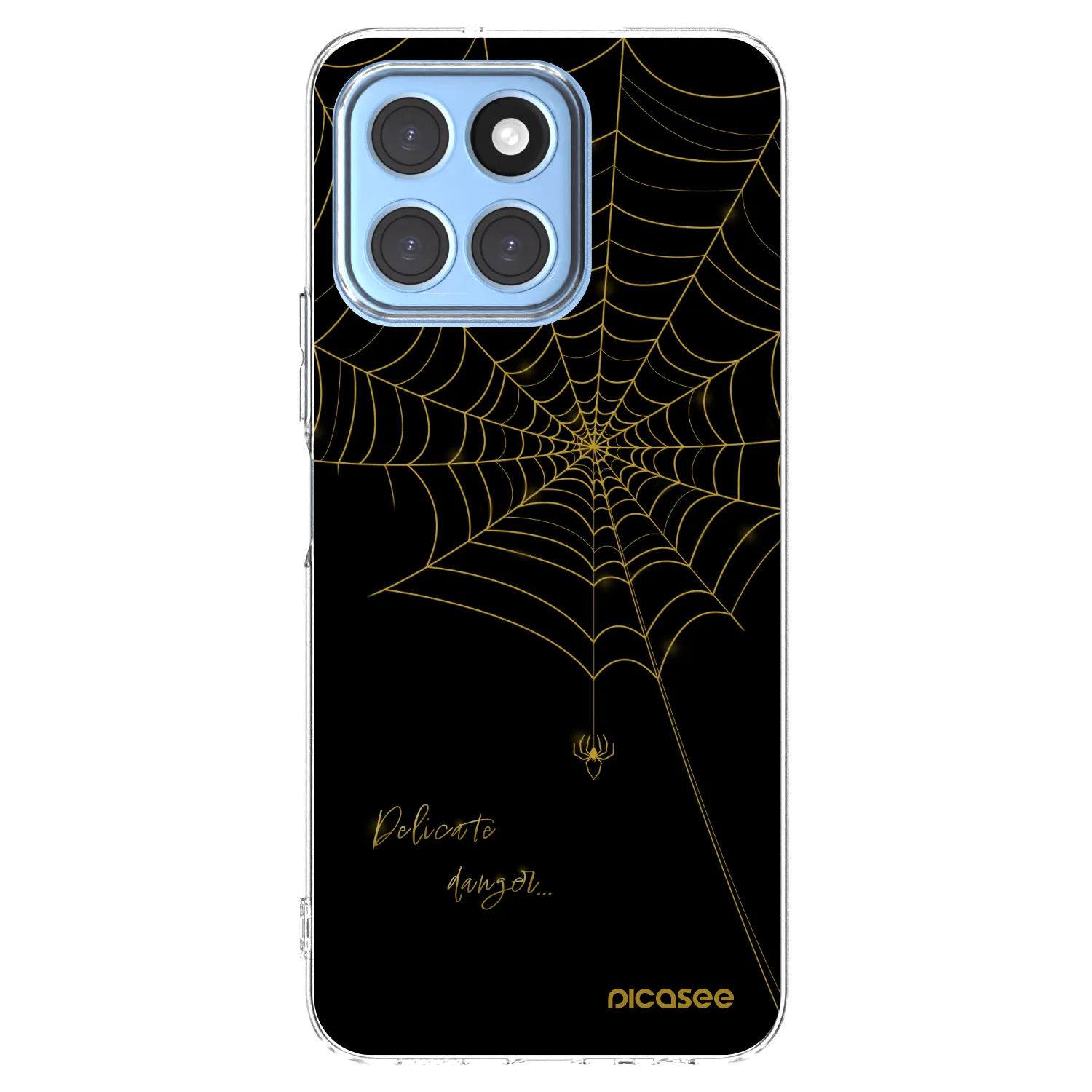 Picasee silikónový prehľadný obal pre Honor X8 5G - Delicate danger