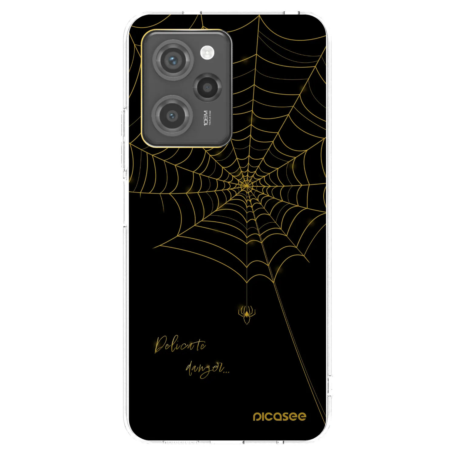 Picasee silikónový prehľadný obal pre Xiaomi Poco X5 Pro - Delicate danger