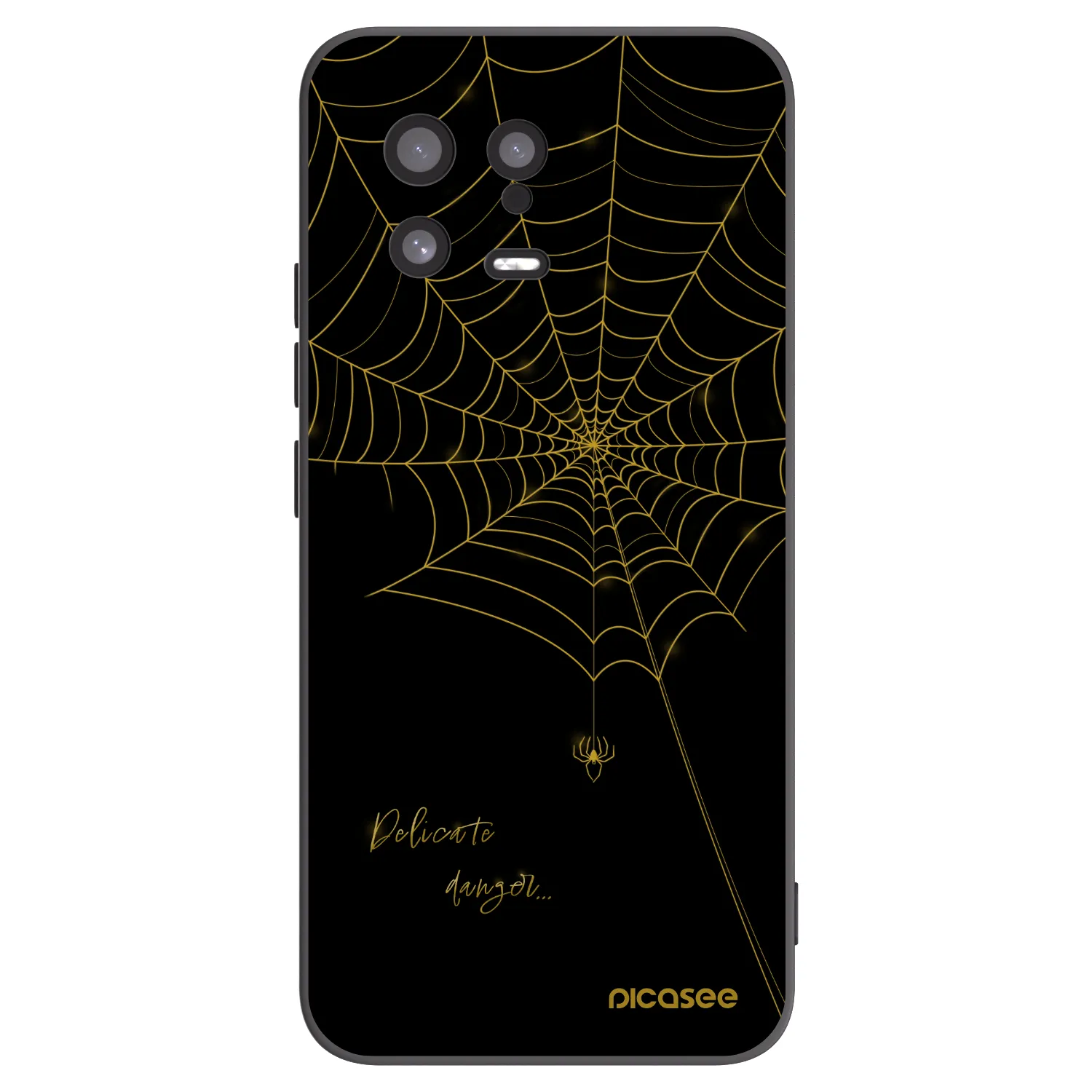Picasee silikónový čierny obal pre Xiaomi 13 - Delicate danger