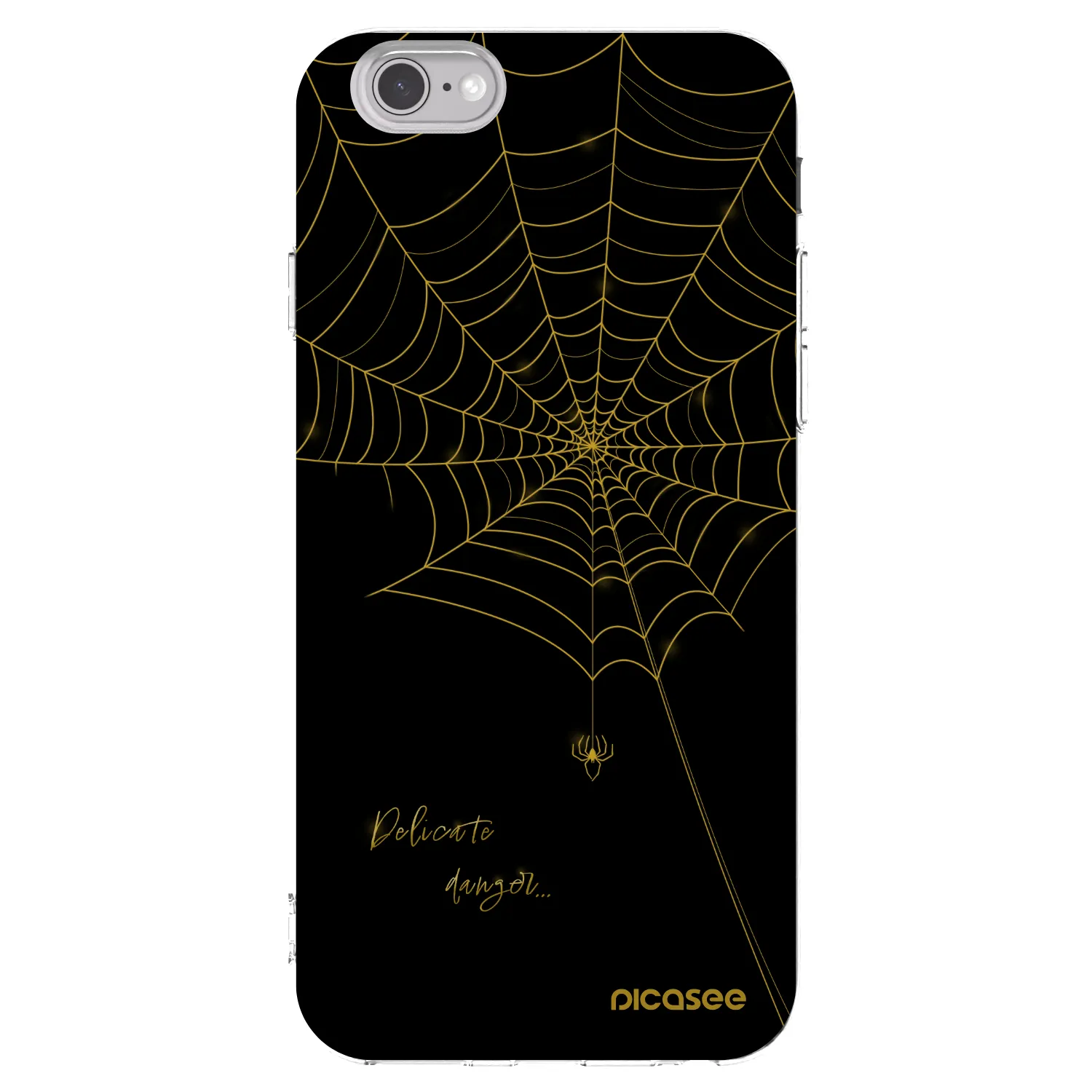 Picasee silikónový prehľadný obal pre Apple iPhone 6/6S - Delicate danger