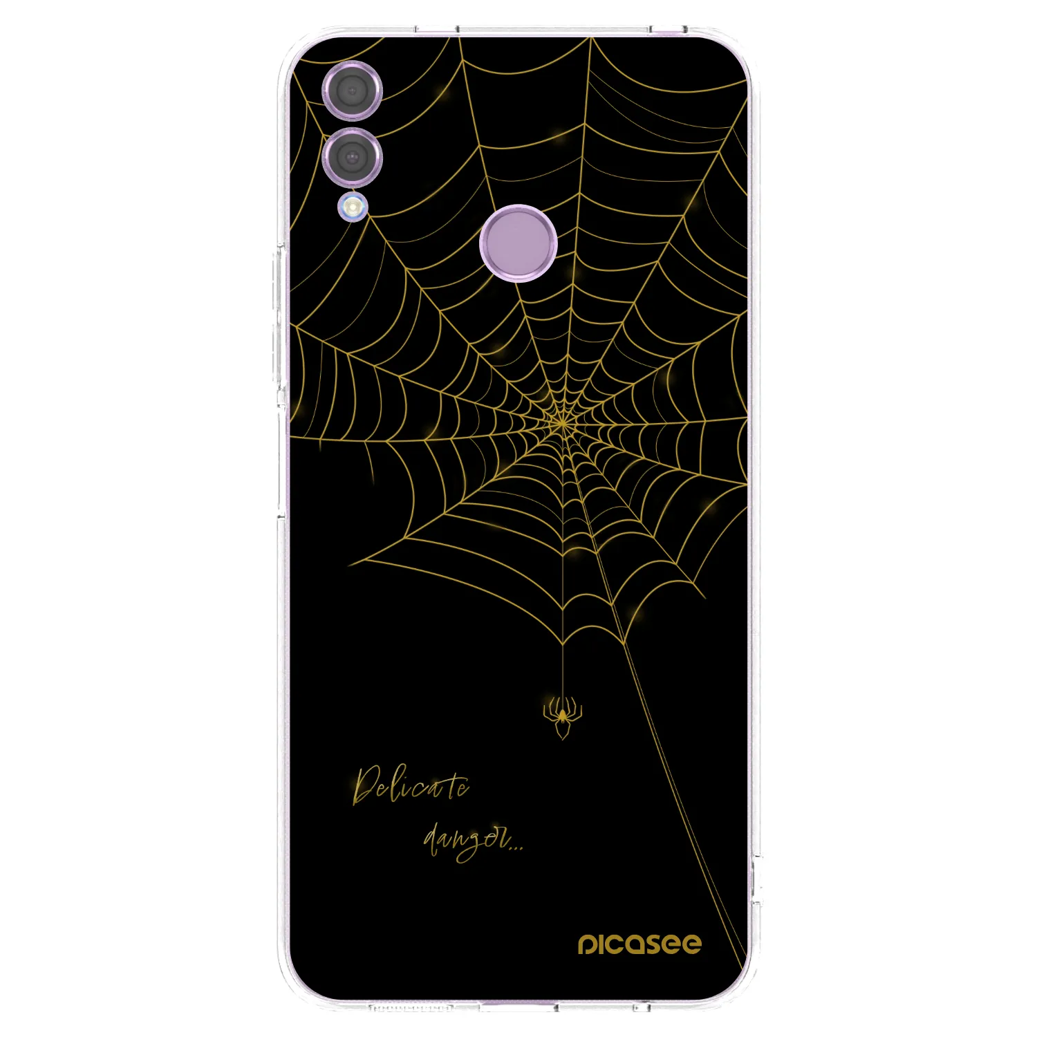Picasee silikónový prehľadný obal pre Honor 8X - Delicate danger