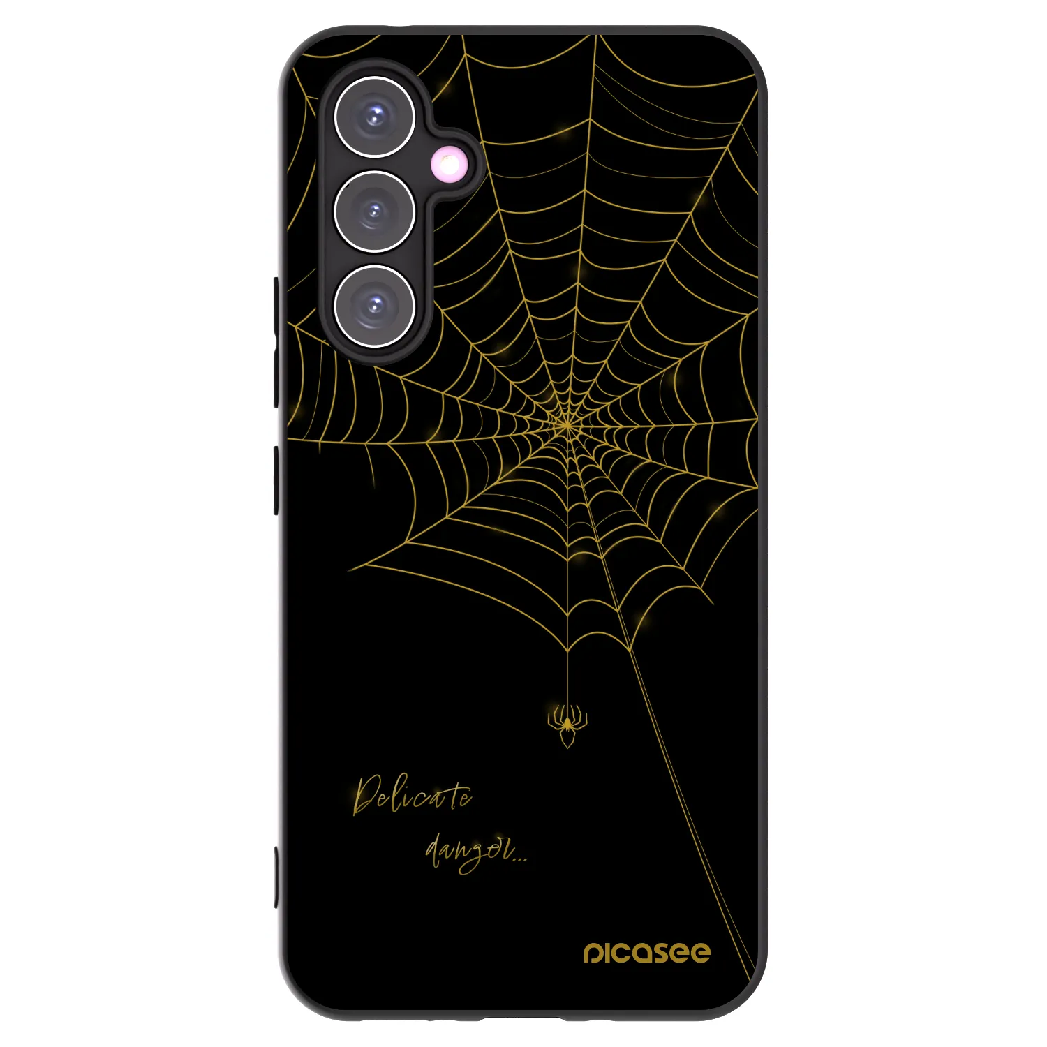 Picasee silikónový čierny obal pre Samsung Galaxy A54 5G A546B - Delicate danger
