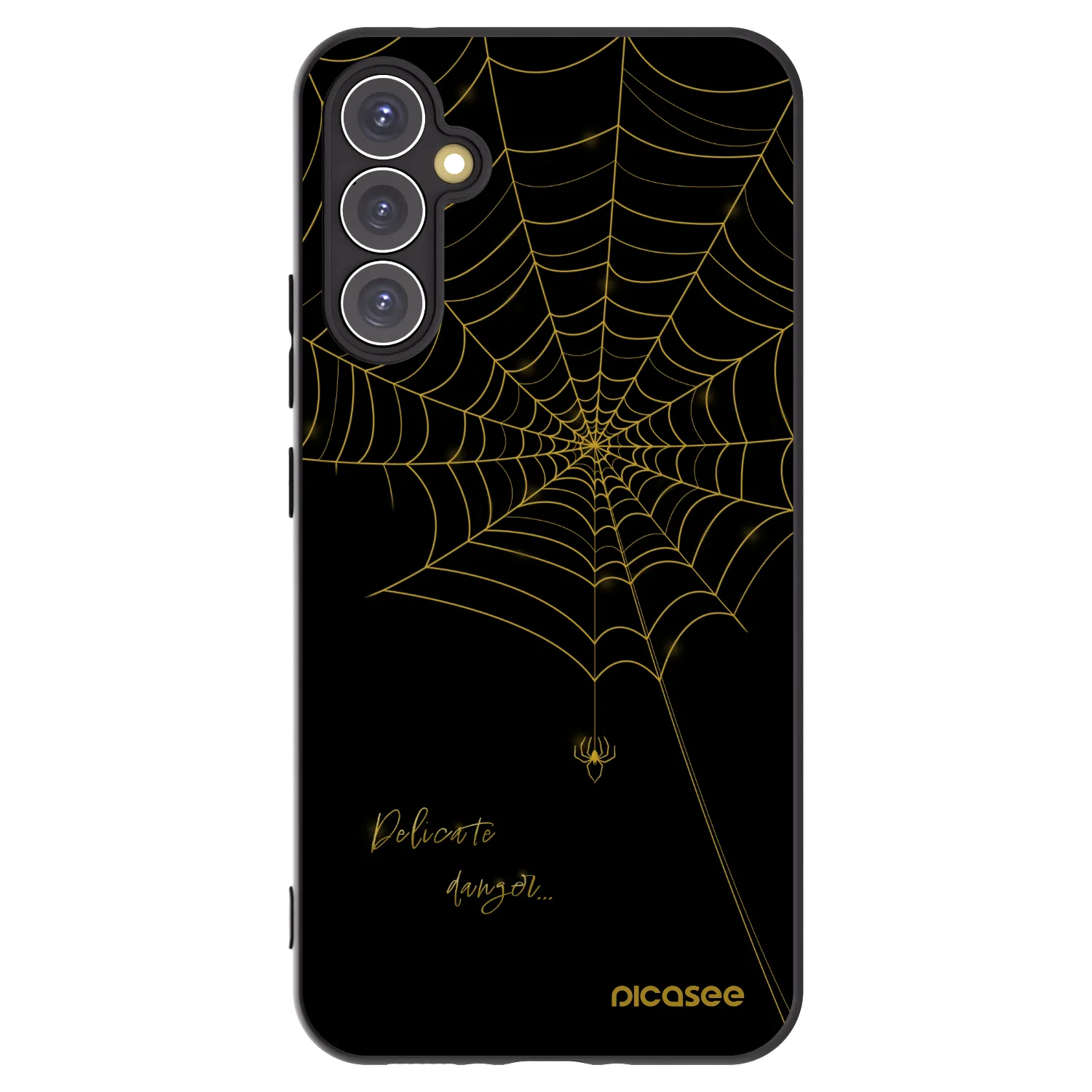 Picasee silikónový čierny obal pre Samsung Galaxy A34 5G A346B - Delicate danger