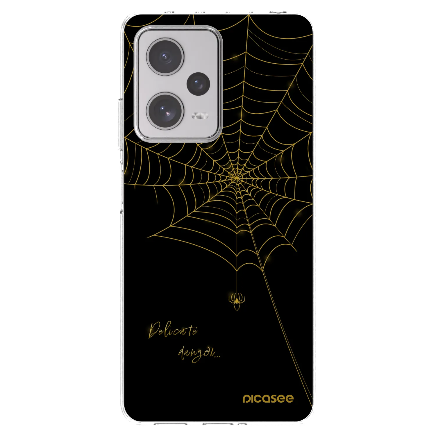 Picasee silikónový prehľadný obal pre Xiaomi Redmi Note 12 Pro+ 5G - Delicate danger