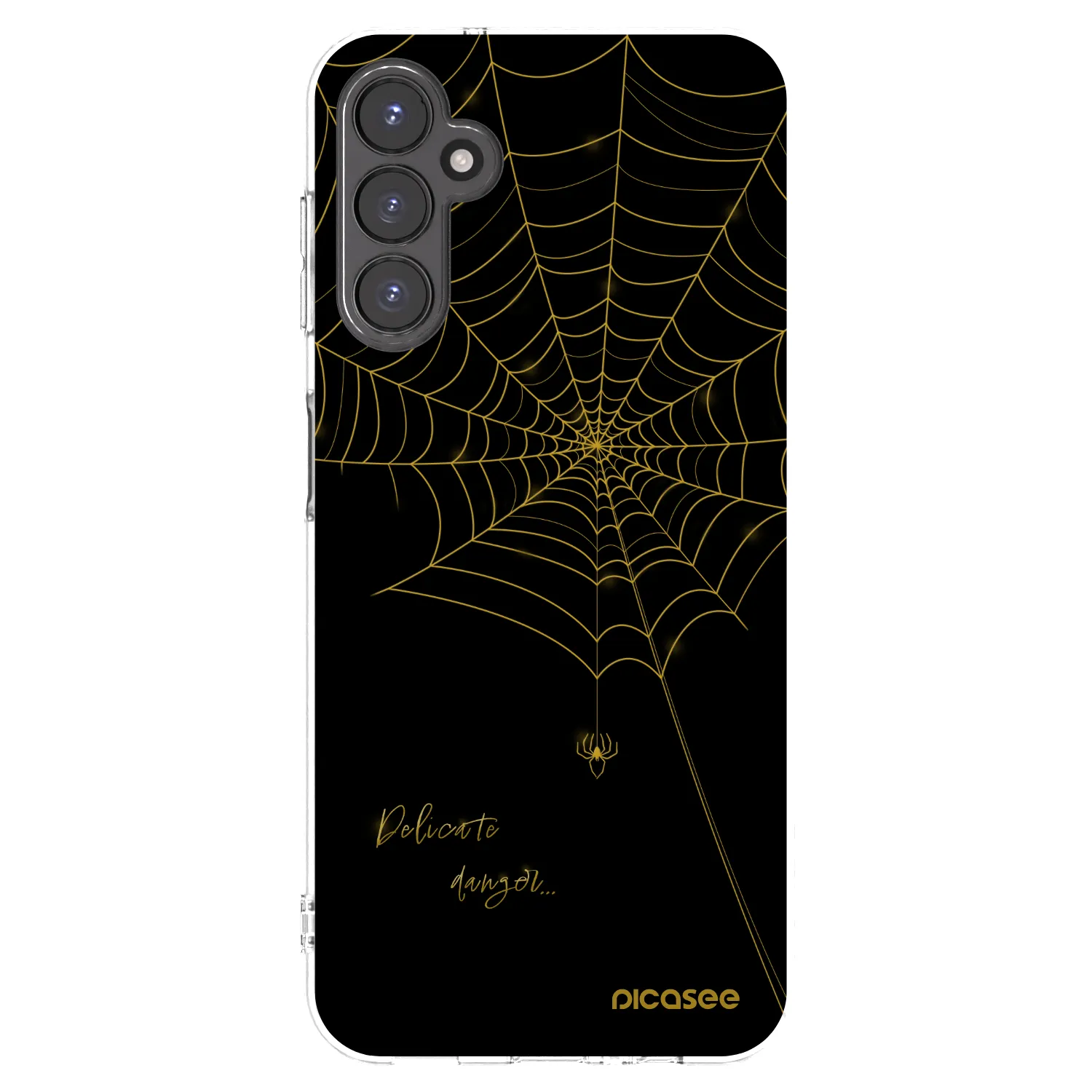 Picasee silikónový prehľadný obal pre Samsung Galaxy A14 4G A145R - Delicate danger