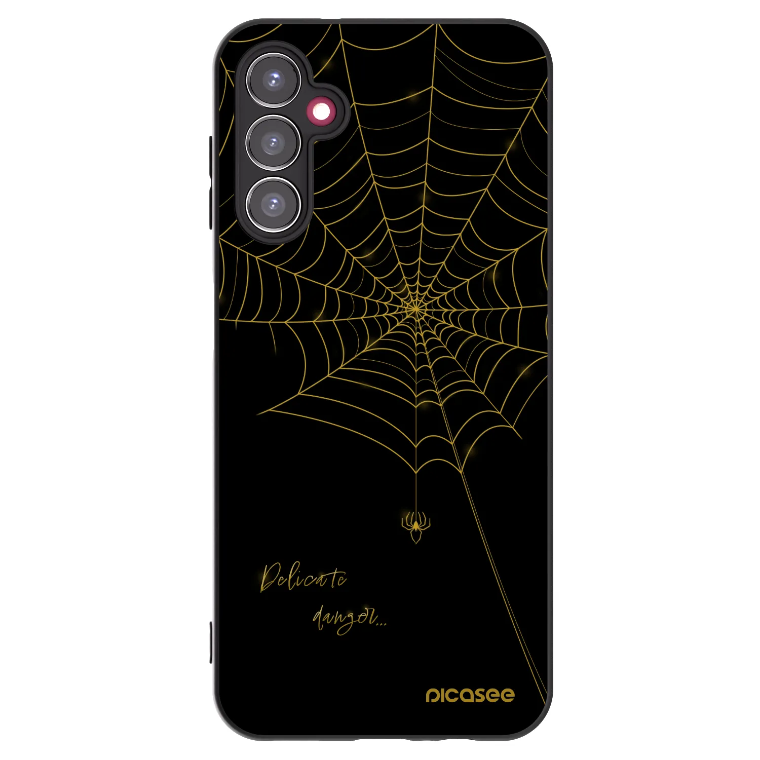Picasee silikónový čierny obal pre Samsung Galaxy A14 5G A146P - Delicate danger