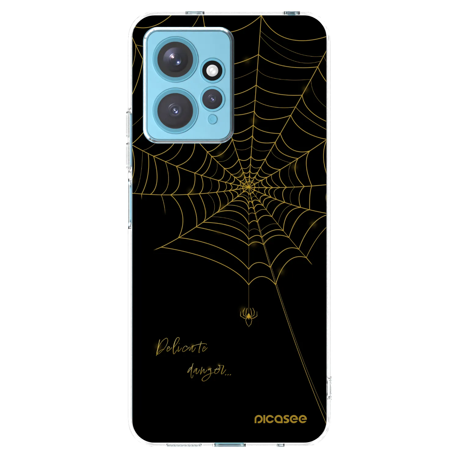 Picasee silikónový prehľadný obal pre Xiaomi Redmi Note 12 4G - Delicate danger