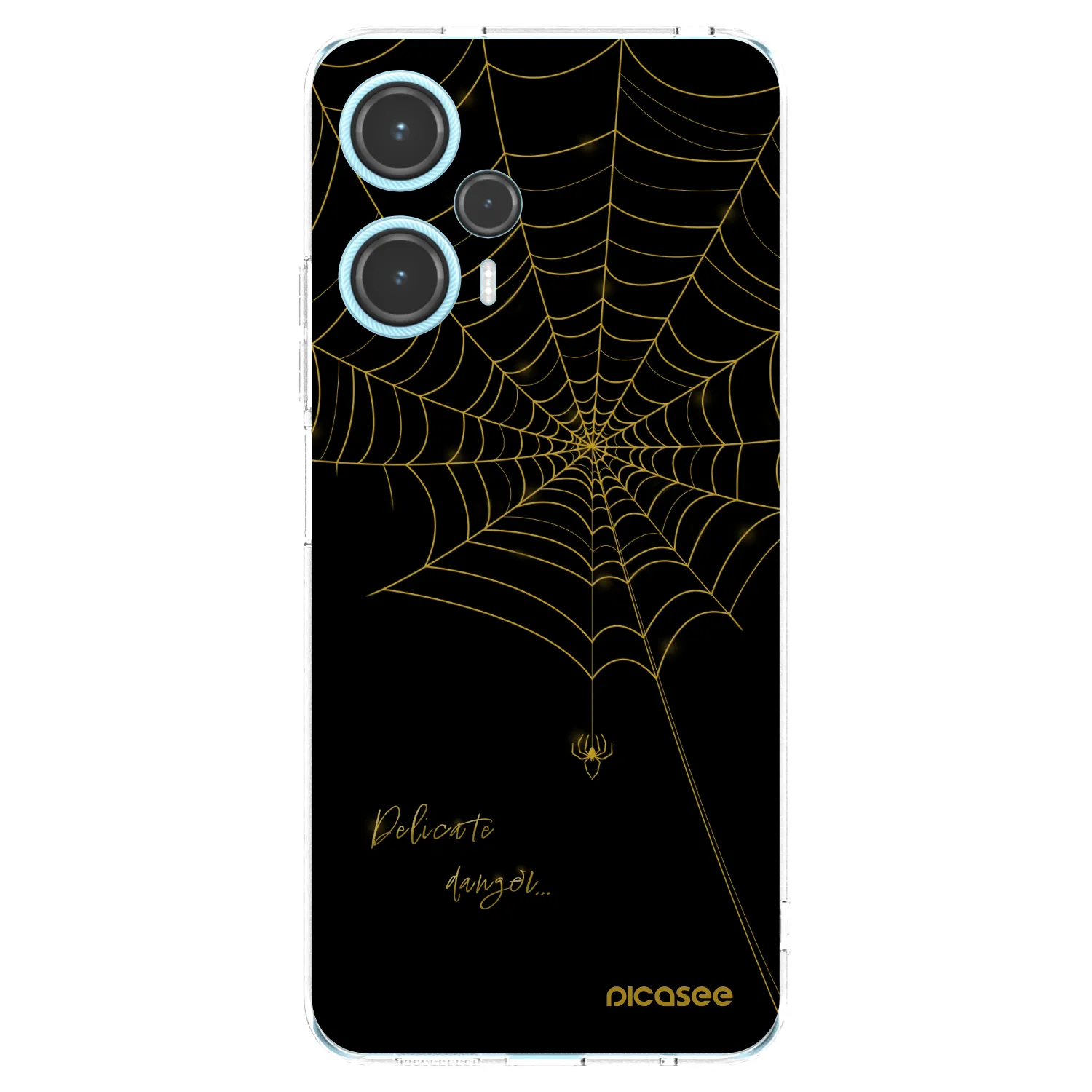 Picasee silikónový prehľadný obal pre Xiaomi Poco F5 - Delicate danger