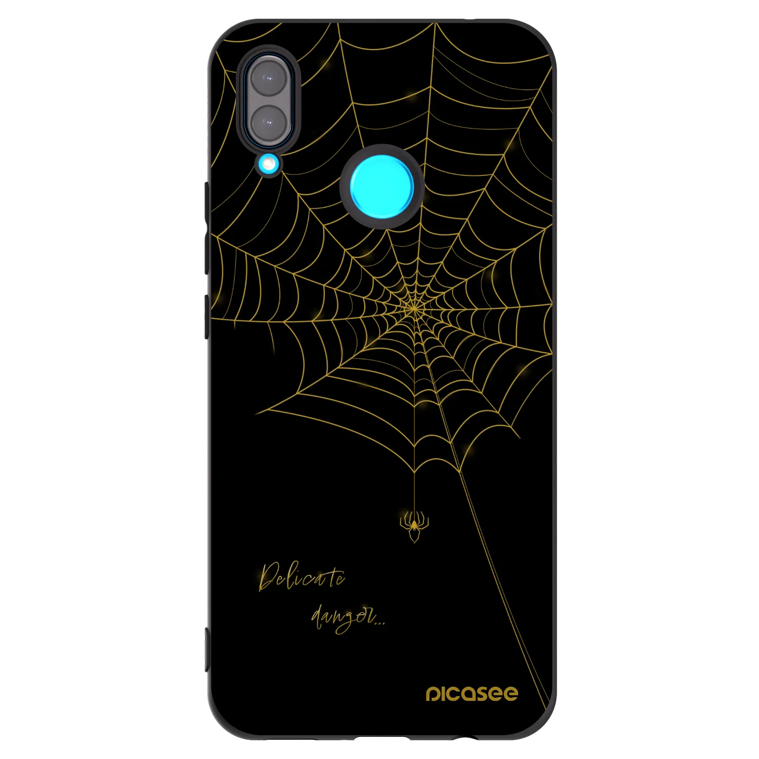 Picasee silikónový čierny obal pre Huawei Nova 3i - Delicate danger