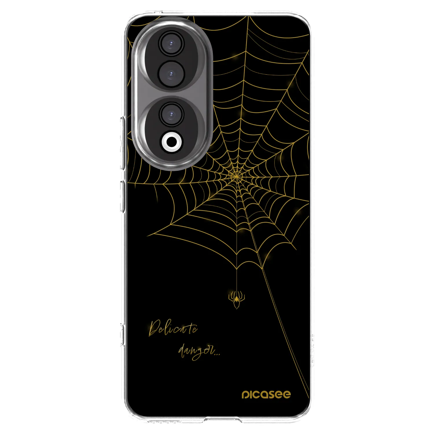 Picasee silikónový prehľadný obal pre Honor 90 5G - Delicate danger