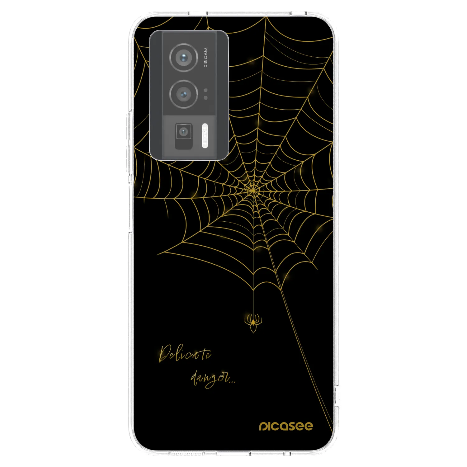 Picasee silikónový prehľadný obal pre Xiaomi Poco F5 Pro 5G - Delicate danger