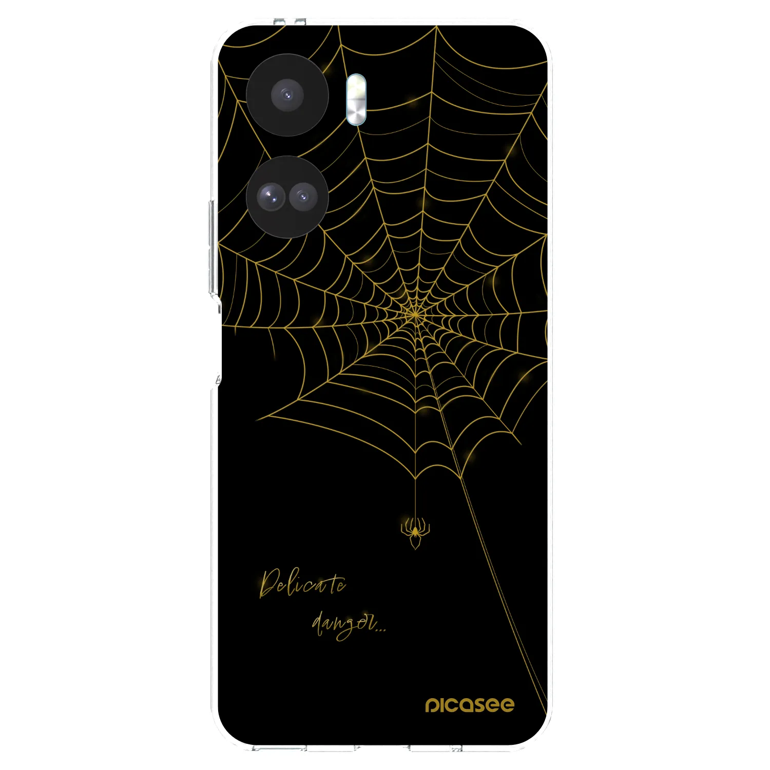 Picasee silikónový prehľadný obal pre Honor 90 Lite 5G - Delicate danger