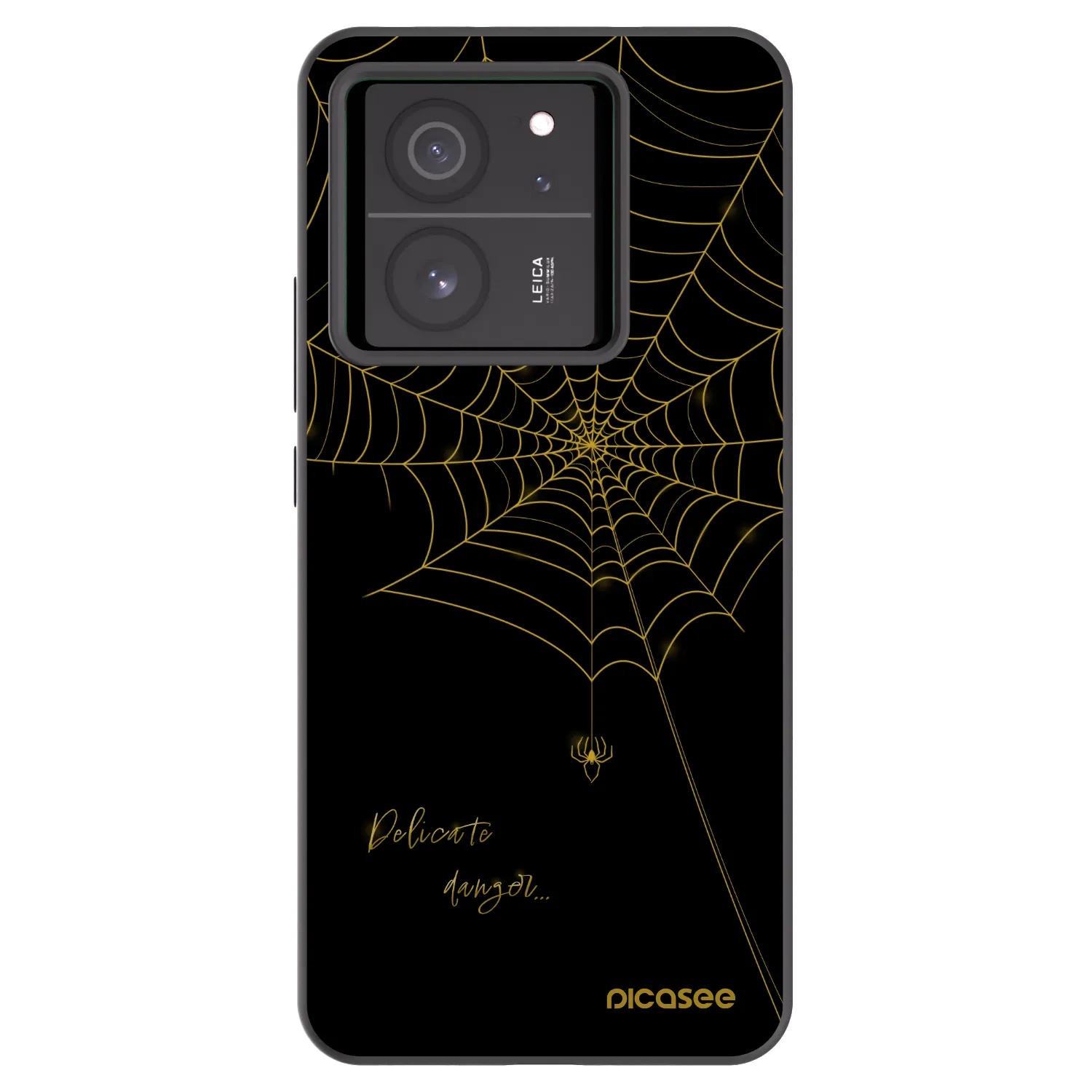 Picasee silikónový čierny obal pre Xiaomi 13T - Delicate danger