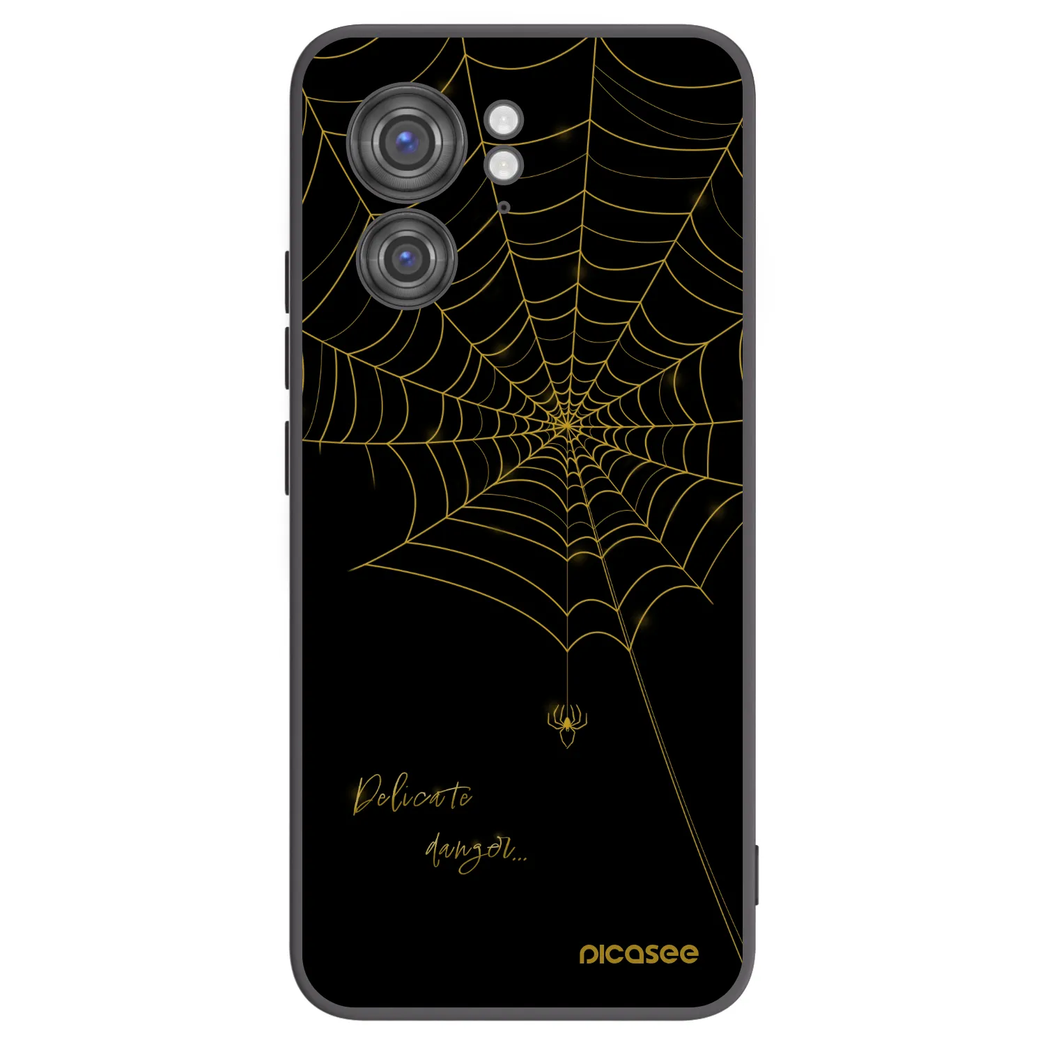 Picasee silikónový čierny obal pre Motorola Edge 40 - Delicate danger