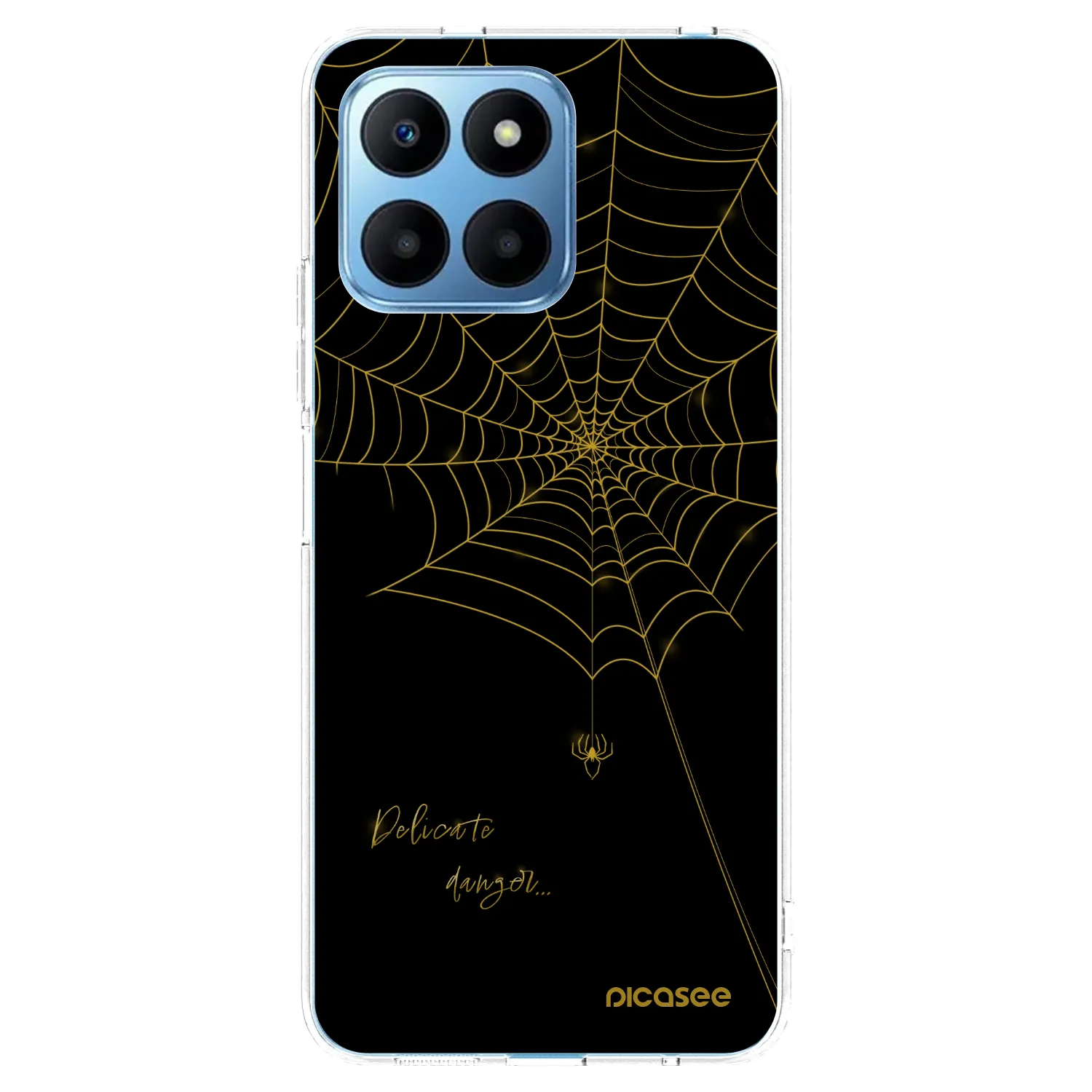 Picasee silikónový prehľadný obal pre Honor 70 Lite - Delicate danger