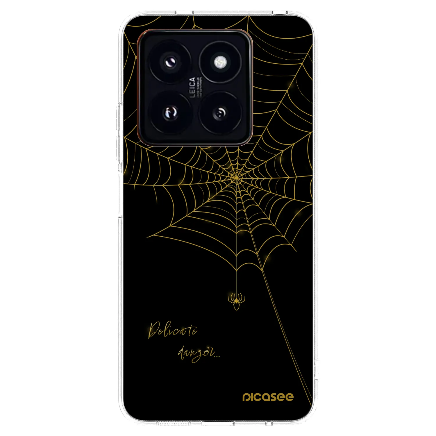 Picasee silikónový prehľadný obal pre Xiaomi 14 Pro - Delicate danger