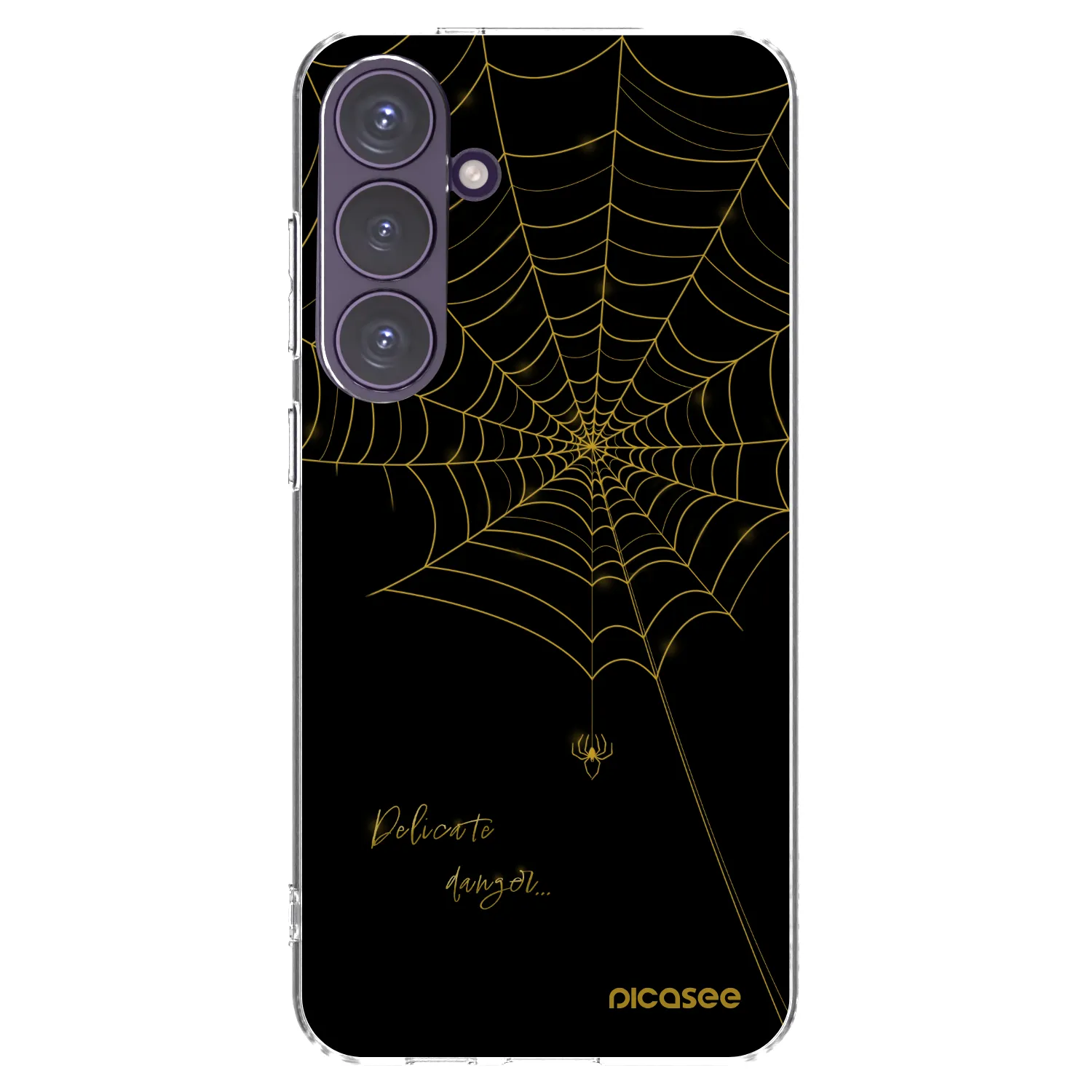 Picasee silikónový prehľadný obal pre Samsung Galaxy S24+ S926B 5G - Delicate danger