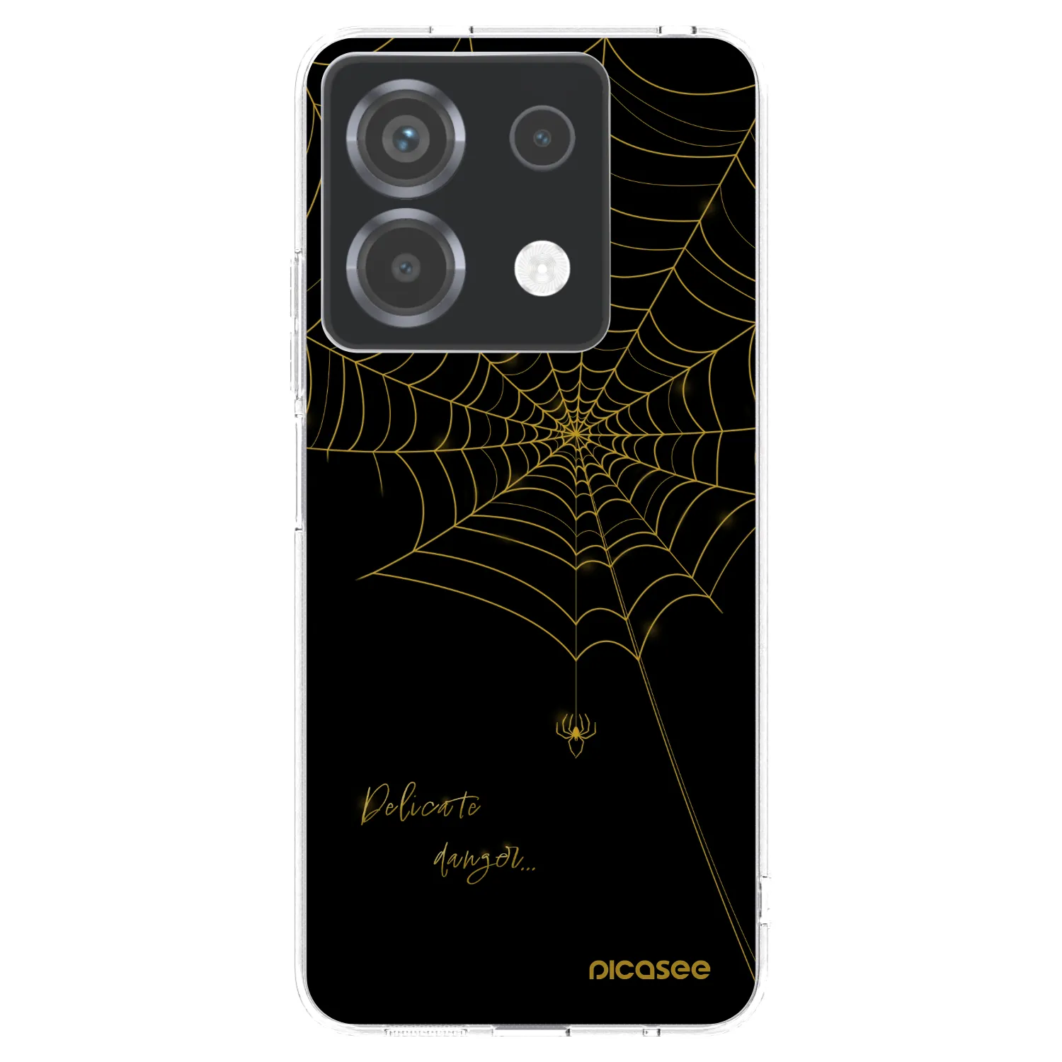 Picasee silikónový prehľadný obal pre Xiaomi Poco X6 - Delicate danger