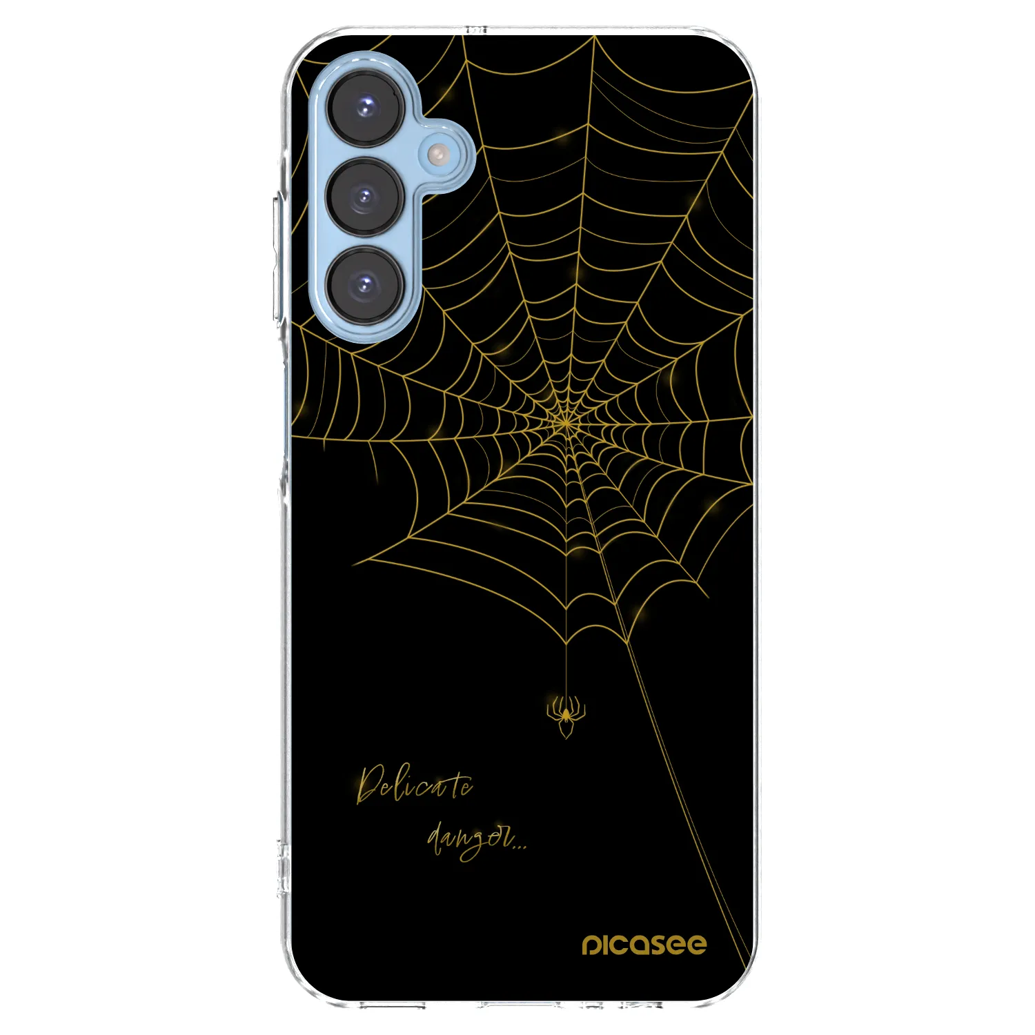Picasee silikónový prehľadný obal pre Samsung Galaxy A15 A156B 5G - Delicate danger