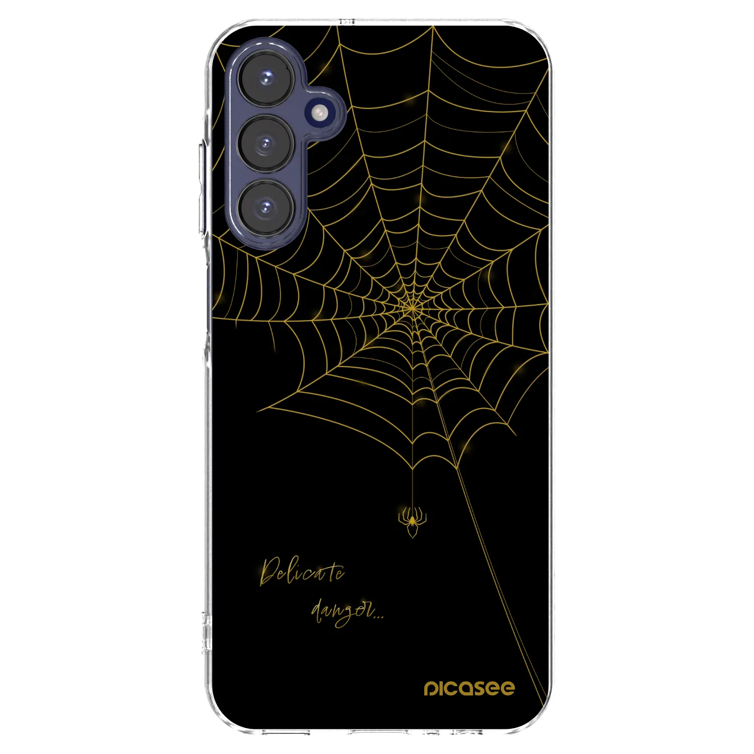 Picasee silikónový prehľadný obal pre Samsung Galaxy A15 A155F 4G - Delicate danger