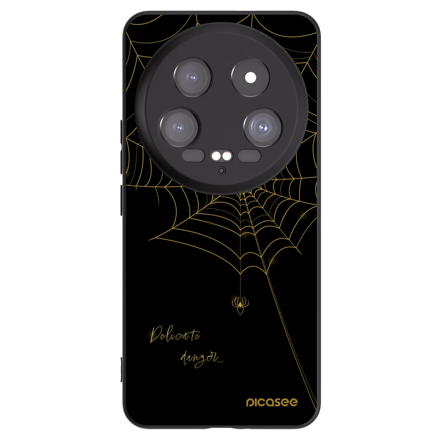 Picasee silikónový čierny obal pre Xiaomi 14 Ultra - Delicate danger