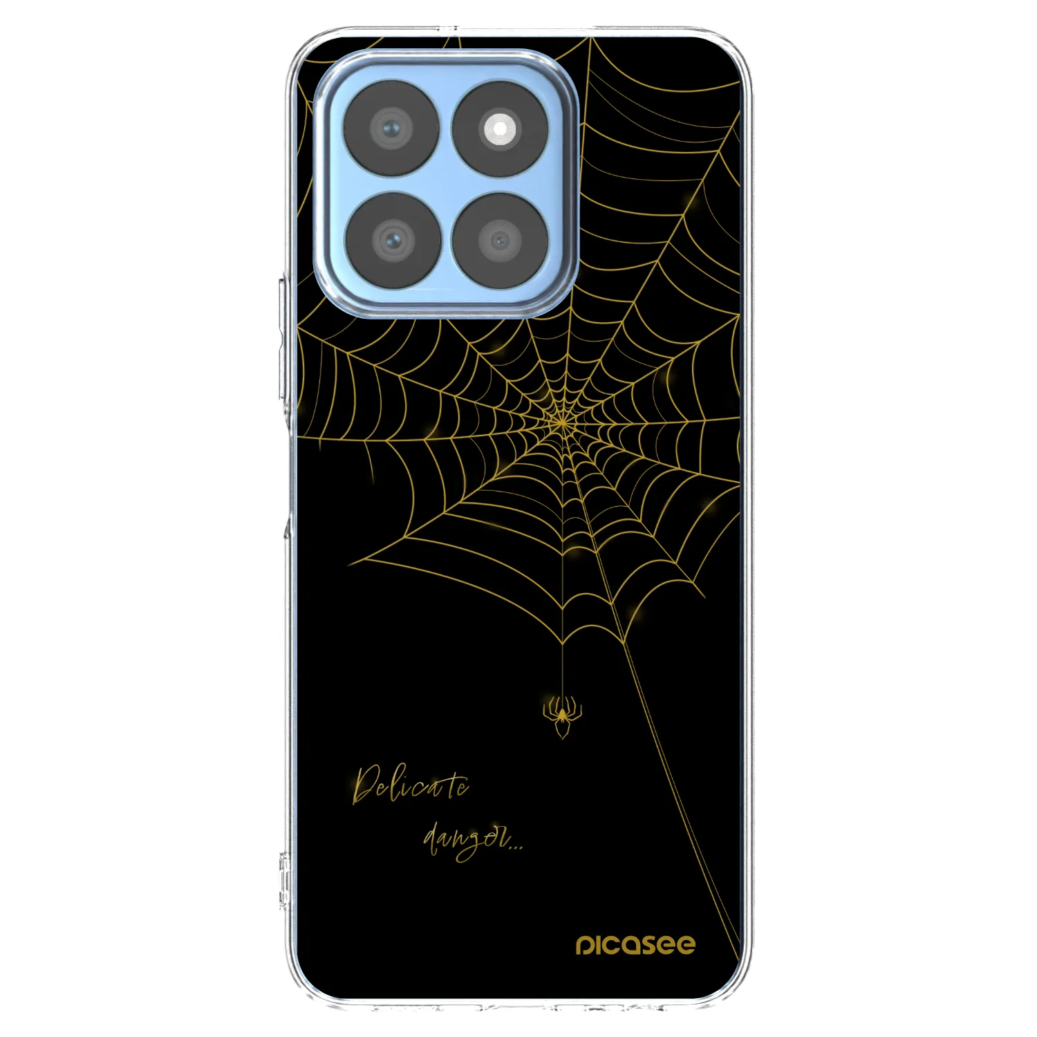 Picasee silikónový prehľadný obal pre Honor X8b - Delicate danger