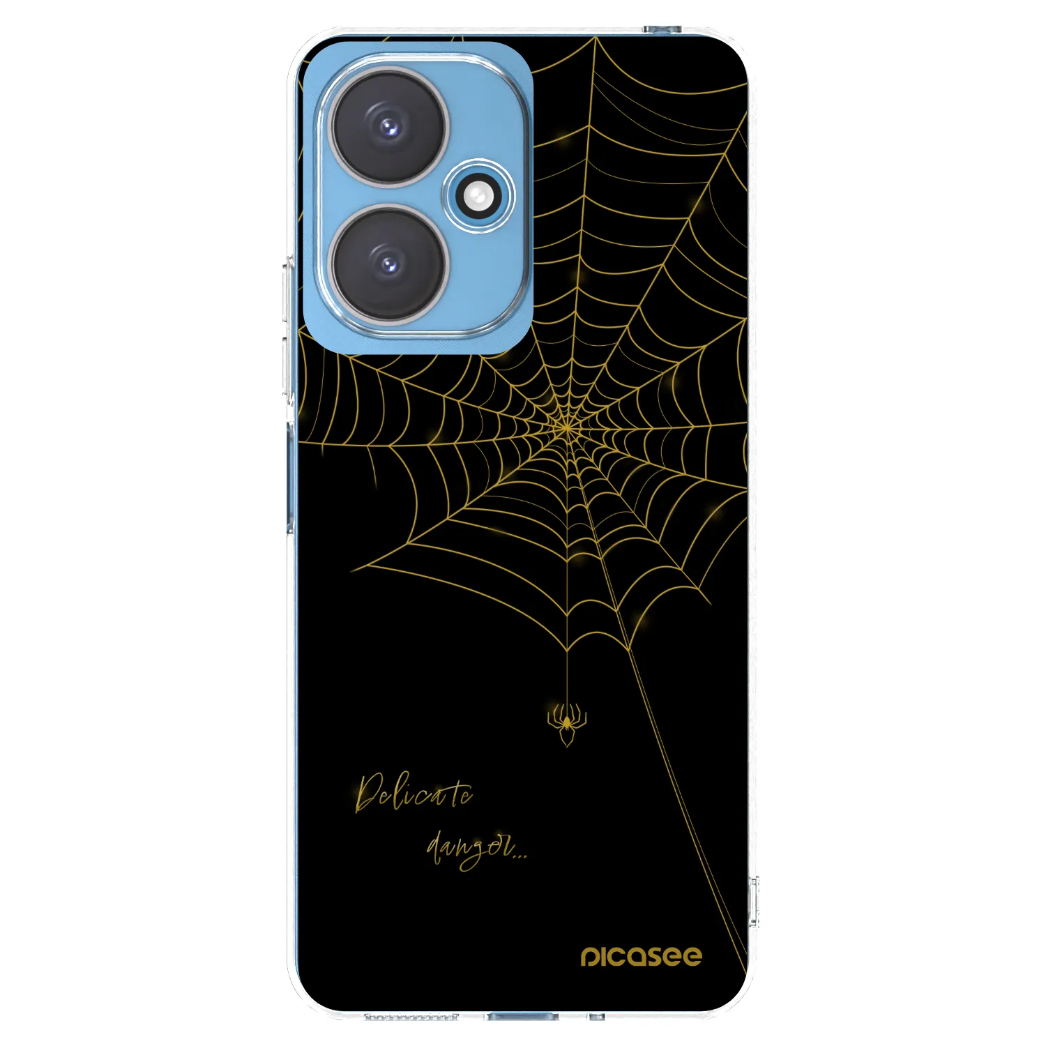 Picasee silikónový prehľadný obal pre Xiaomi Redmi 13C 5G - Delicate danger