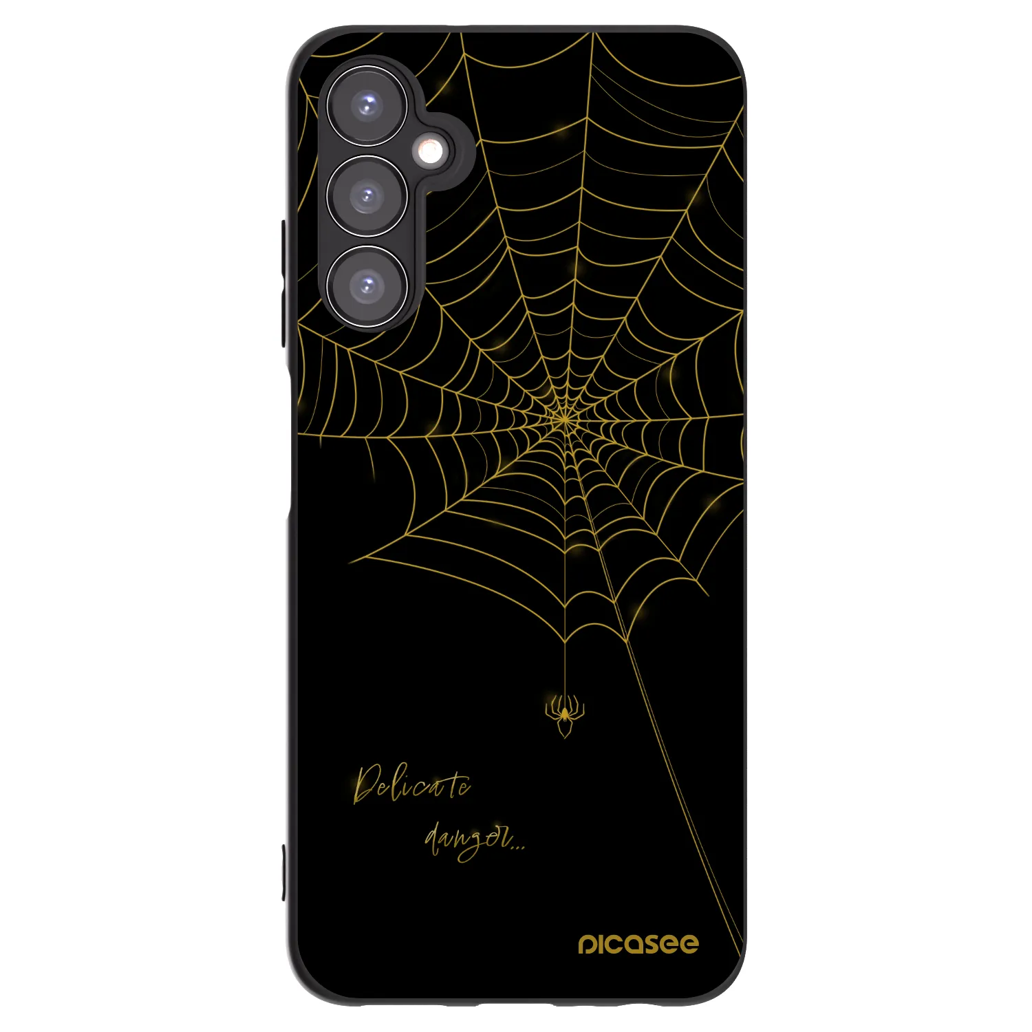 Picasee silikónový čierny obal pre Samsung Galaxy A05s A057G - Delicate danger