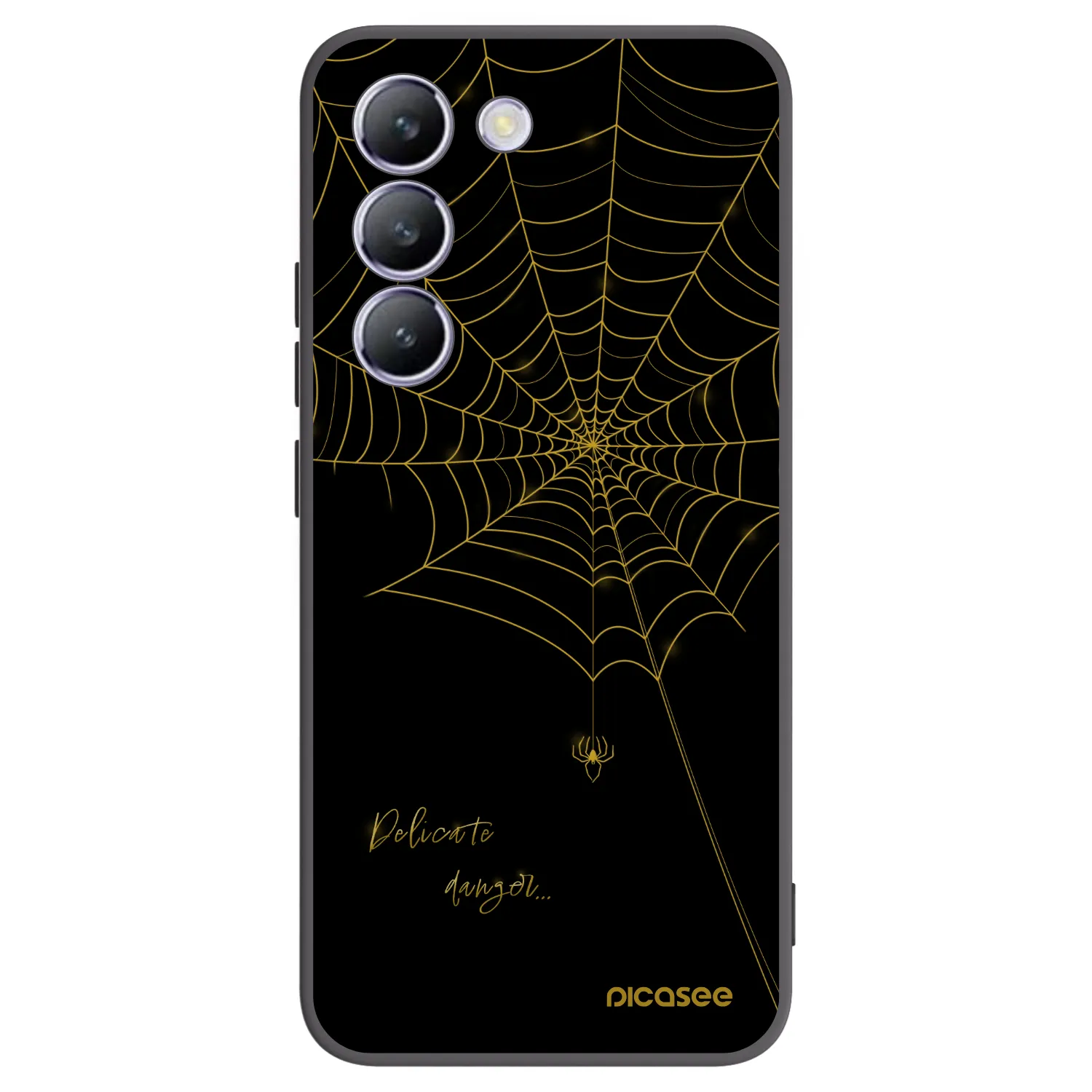 Picasee silikónový čierny obal pre Vivo V40 SE 5G - Delicate danger