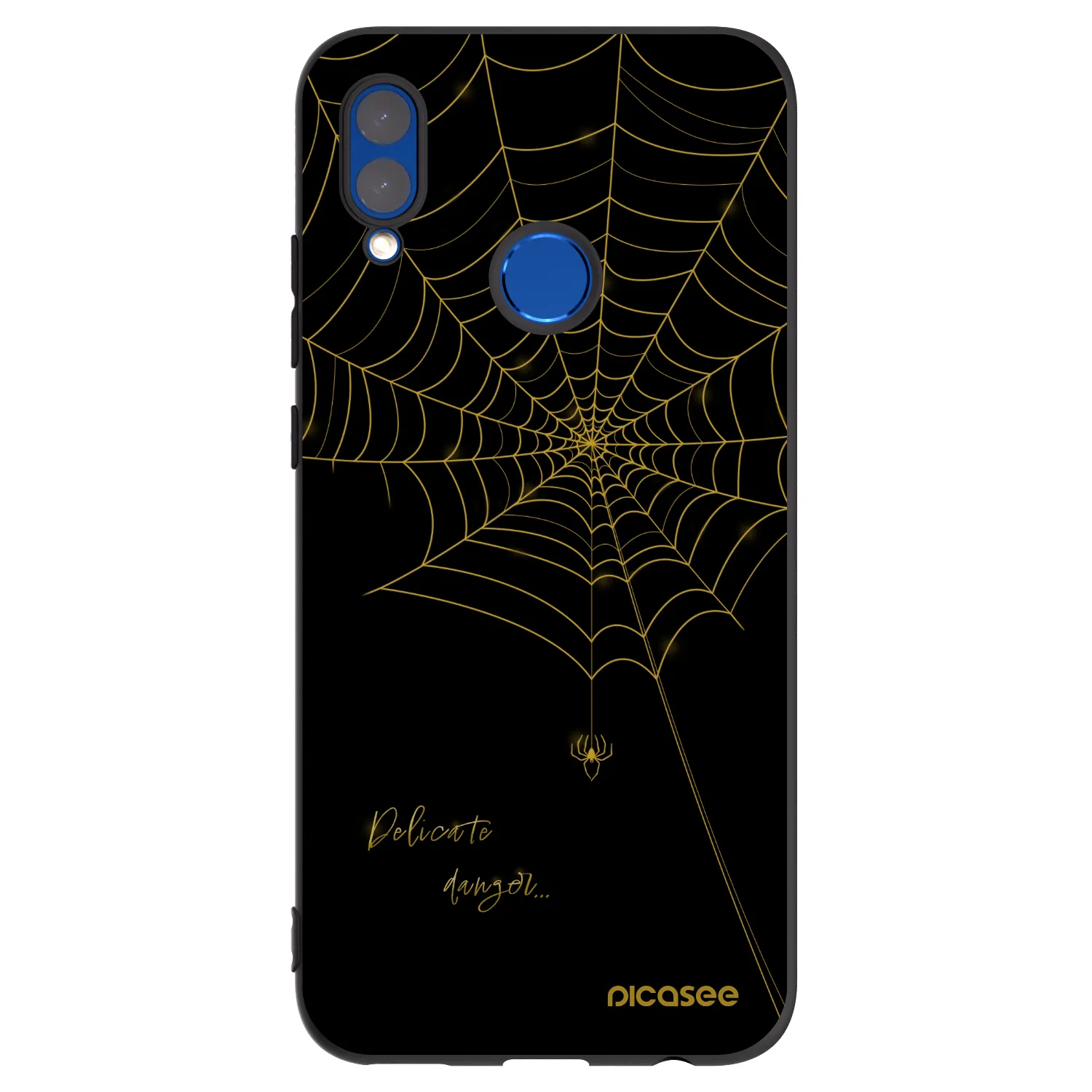 Picasee silikónový čierny obal pre Huawei P Smart 2019 - Delicate danger