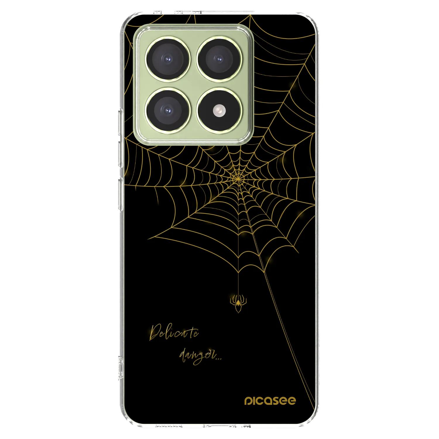 Picasee silikónový prehľadný obal pre Xiaomi 14T - Delicate danger