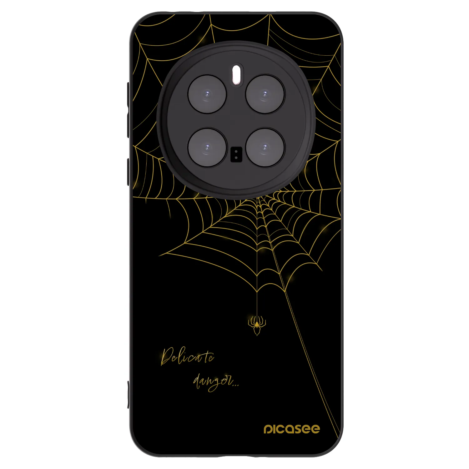 Picasee silikónový čierny obal pre Honor Magic7 Pro 5G - Delicate danger