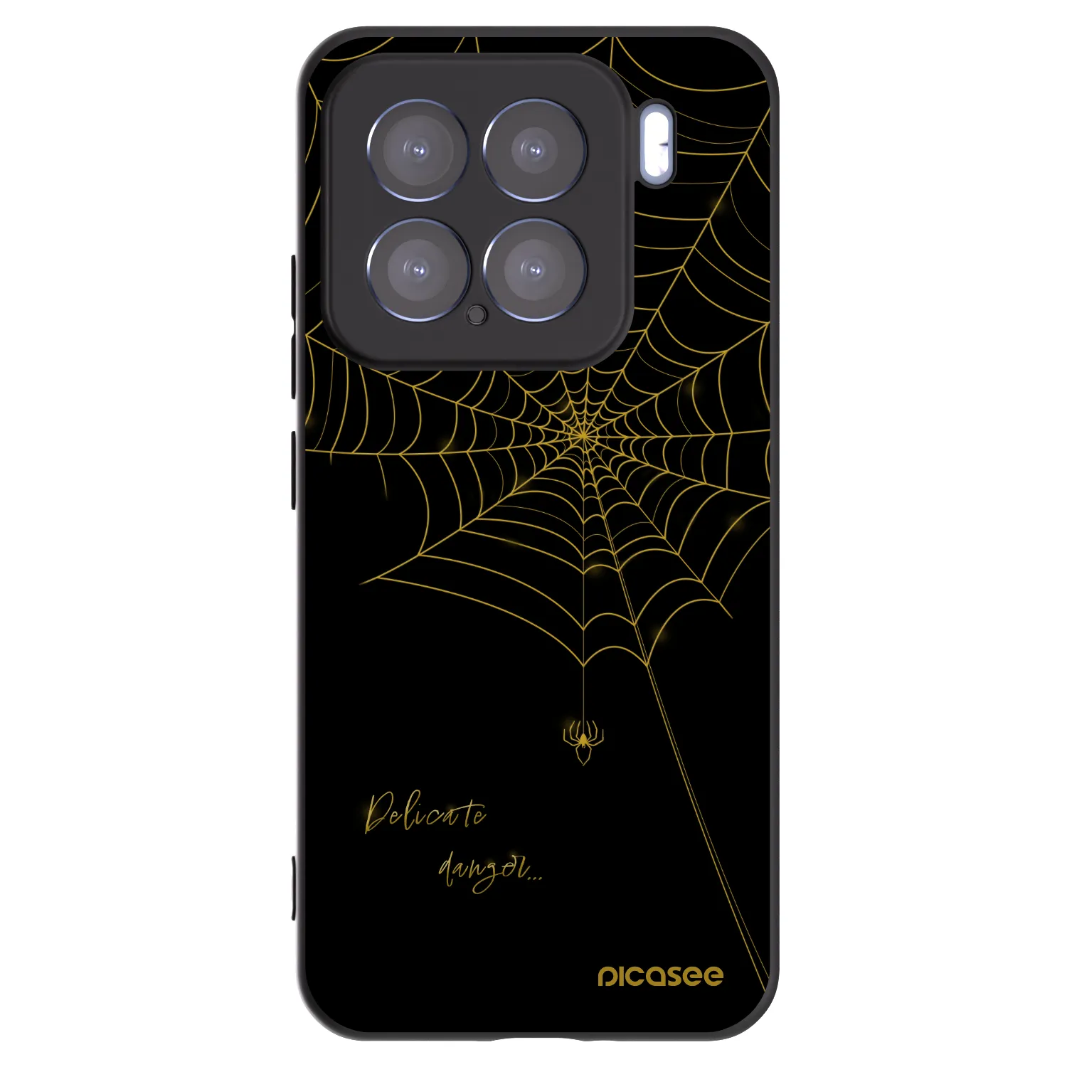 Picasee silikónový čierny obal pre Xiaomi 15 - Delicate danger