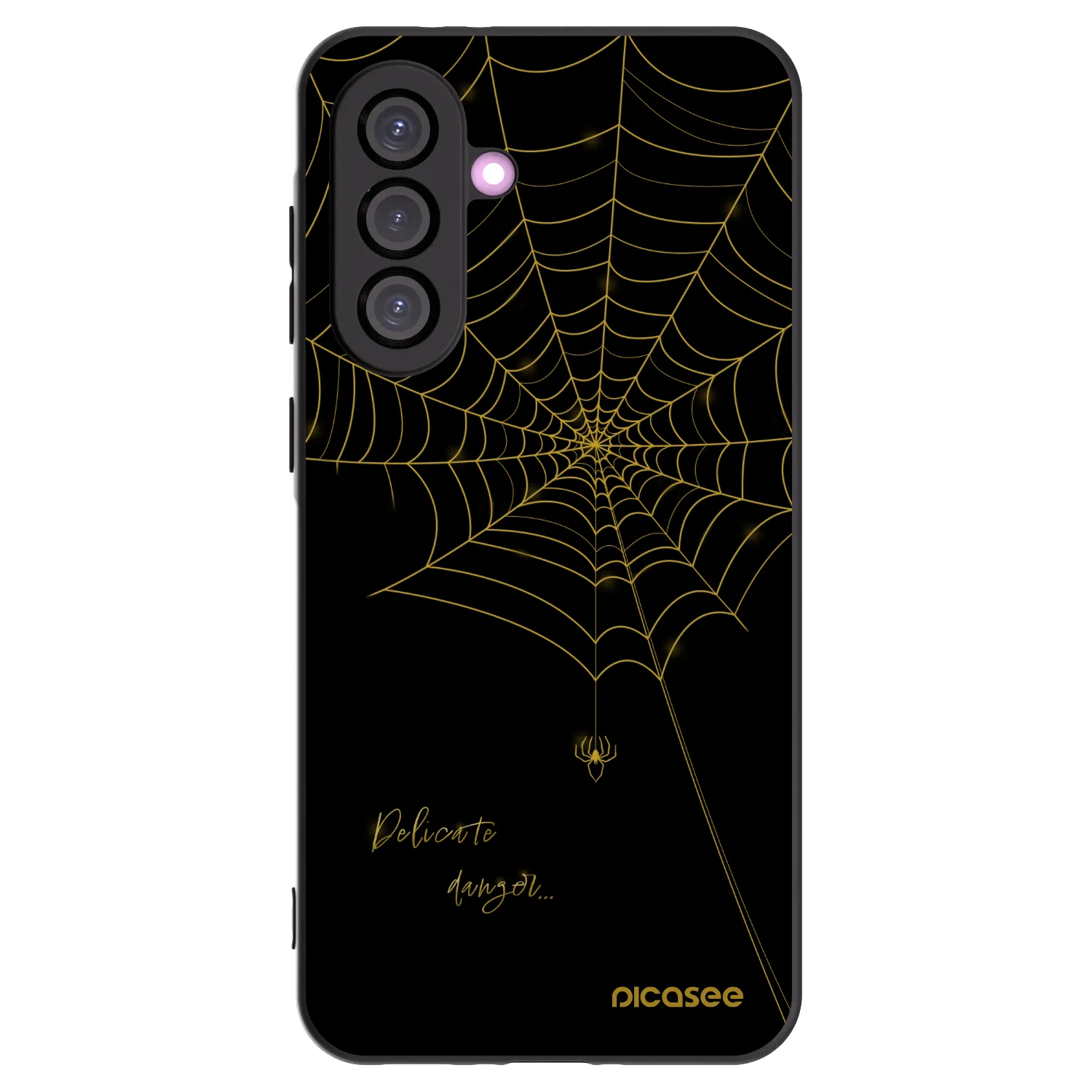 Picasee silikónový čierny obal pre Samsung Galaxy A36 5G - Delicate danger