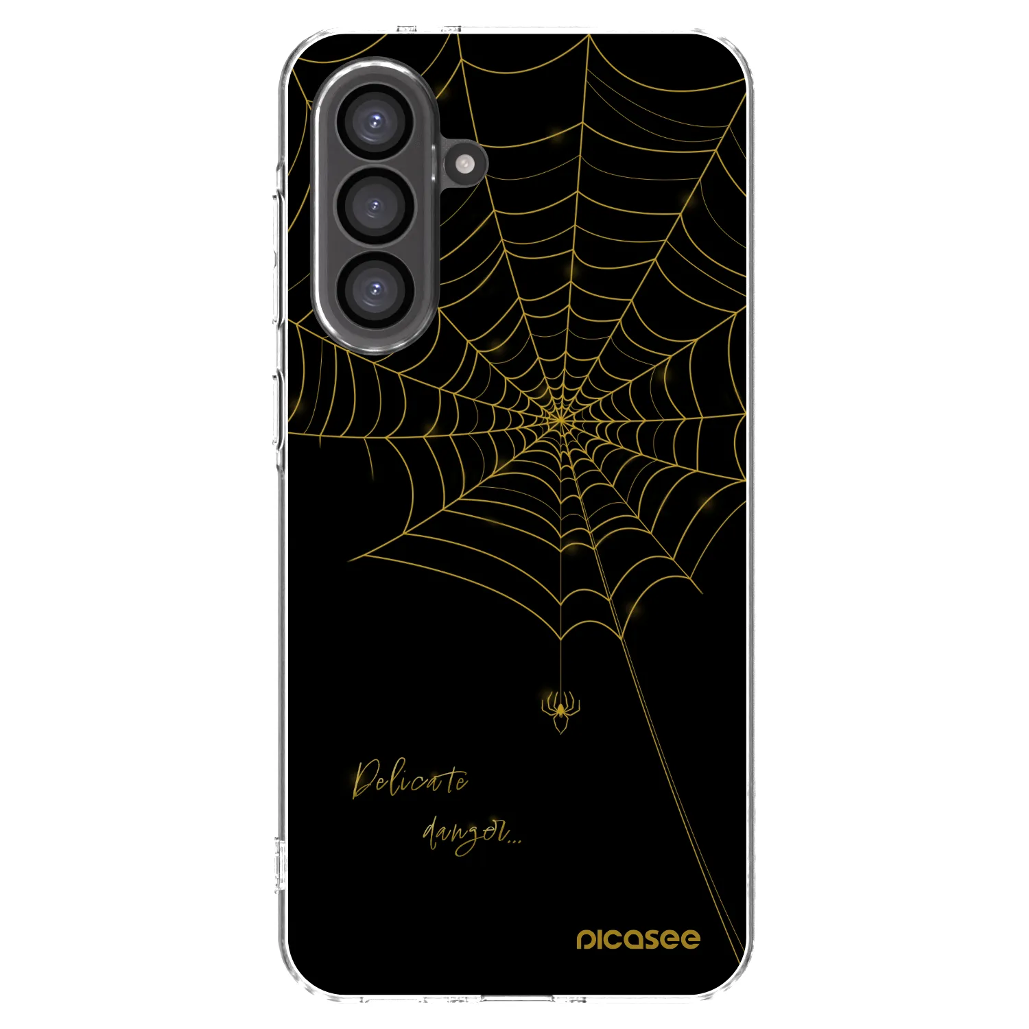 Picasee silikónový prehľadný obal pre Samsung Galaxy A36 5G - Delicate danger