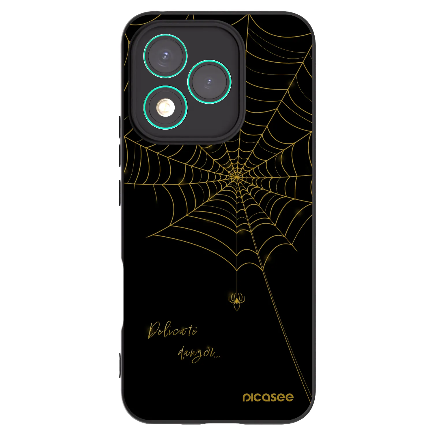 Picasee silikónový čierny obal pre Honor 400 Lite 5G - Delicate danger