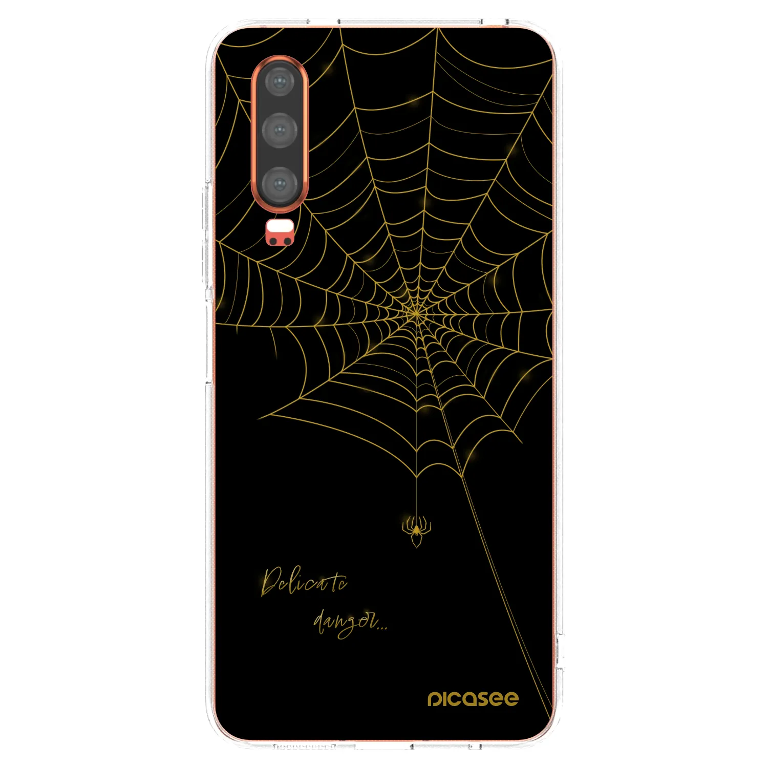 Picasee silikónový prehľadný obal pre Huawei P30 - Delicate danger