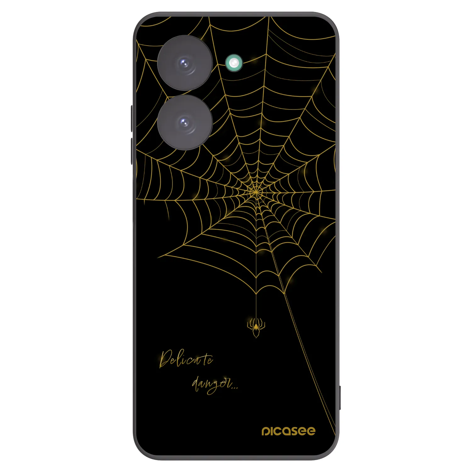 Picasee silikónový čierny obal pre Xiaomi Redmi A5 - Delicate danger